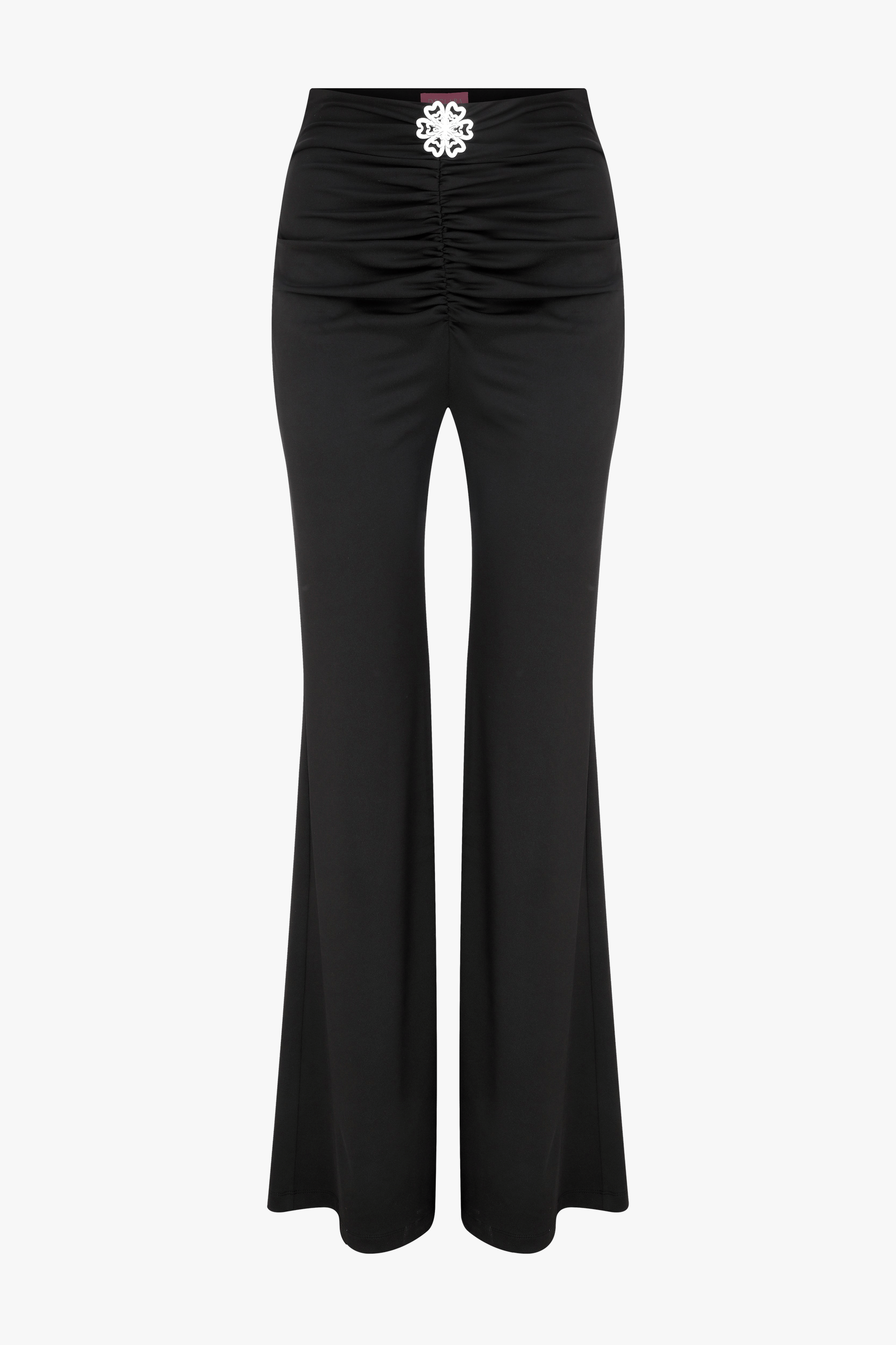 Botanical Refflection Draped Pants made by Declara