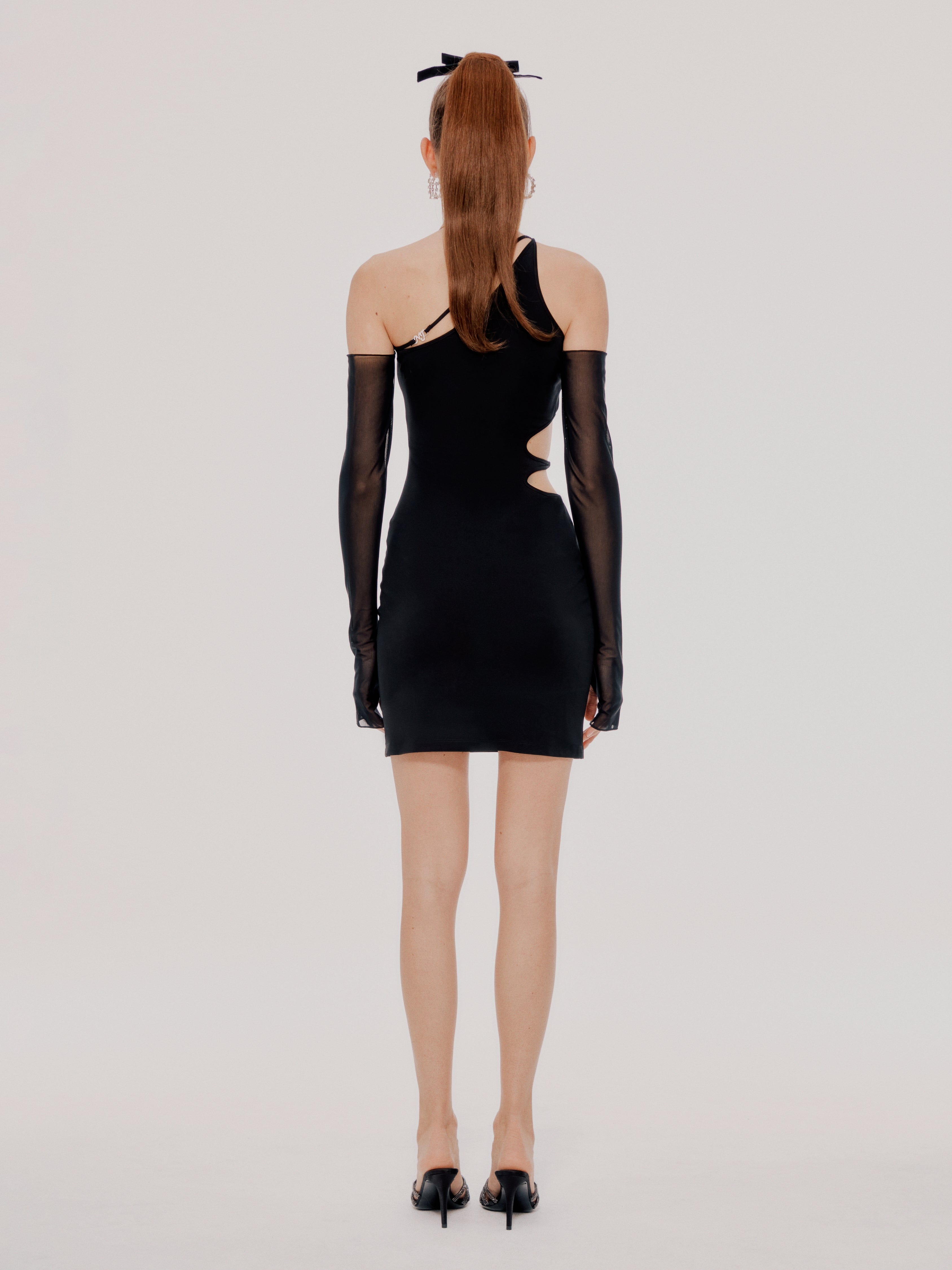 Black Rosana Dress (Final Sale) in Black made by Nana Jacqueline
