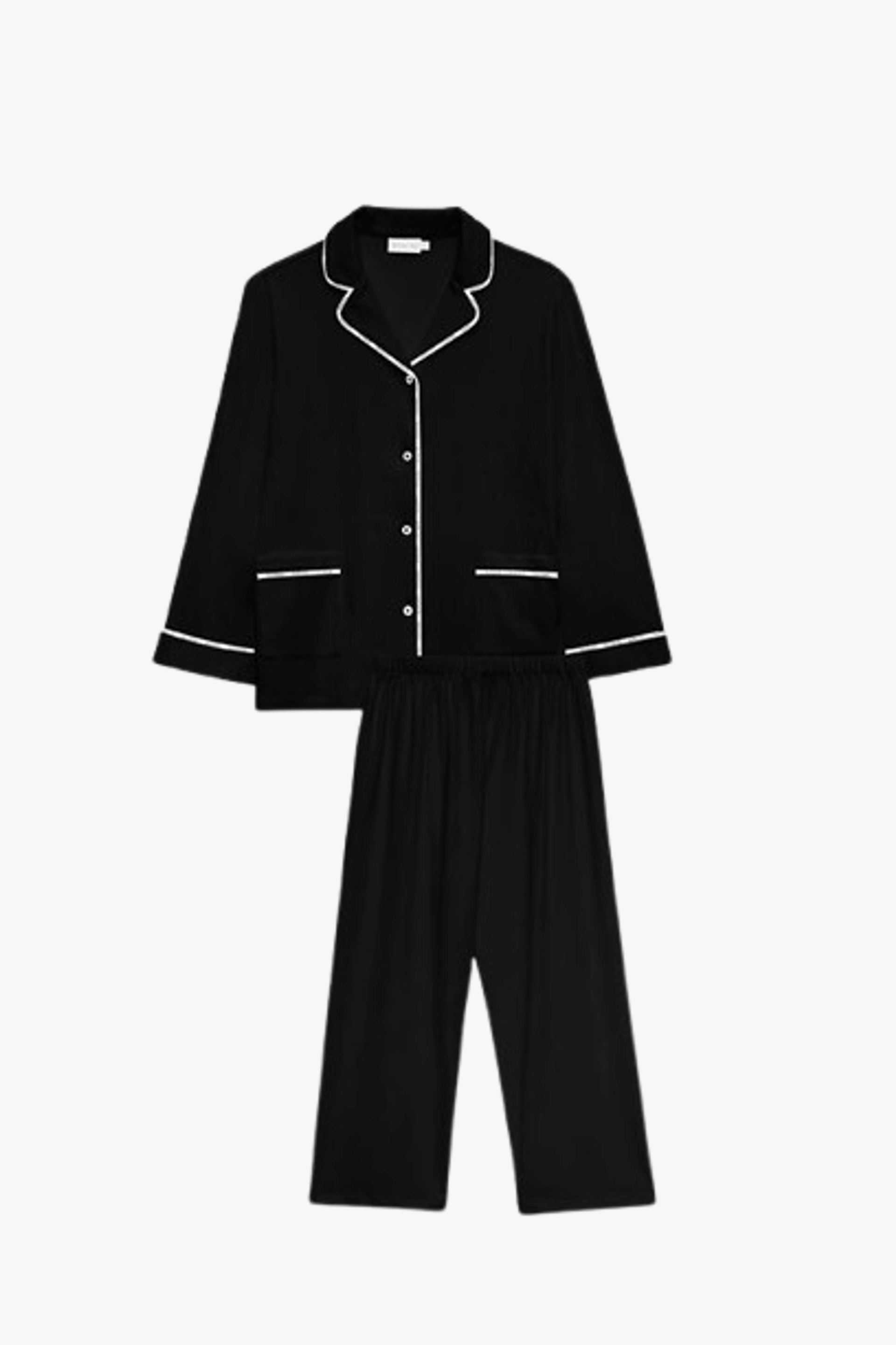 Jersey Kid's Pajama Set in Black made by MANITO