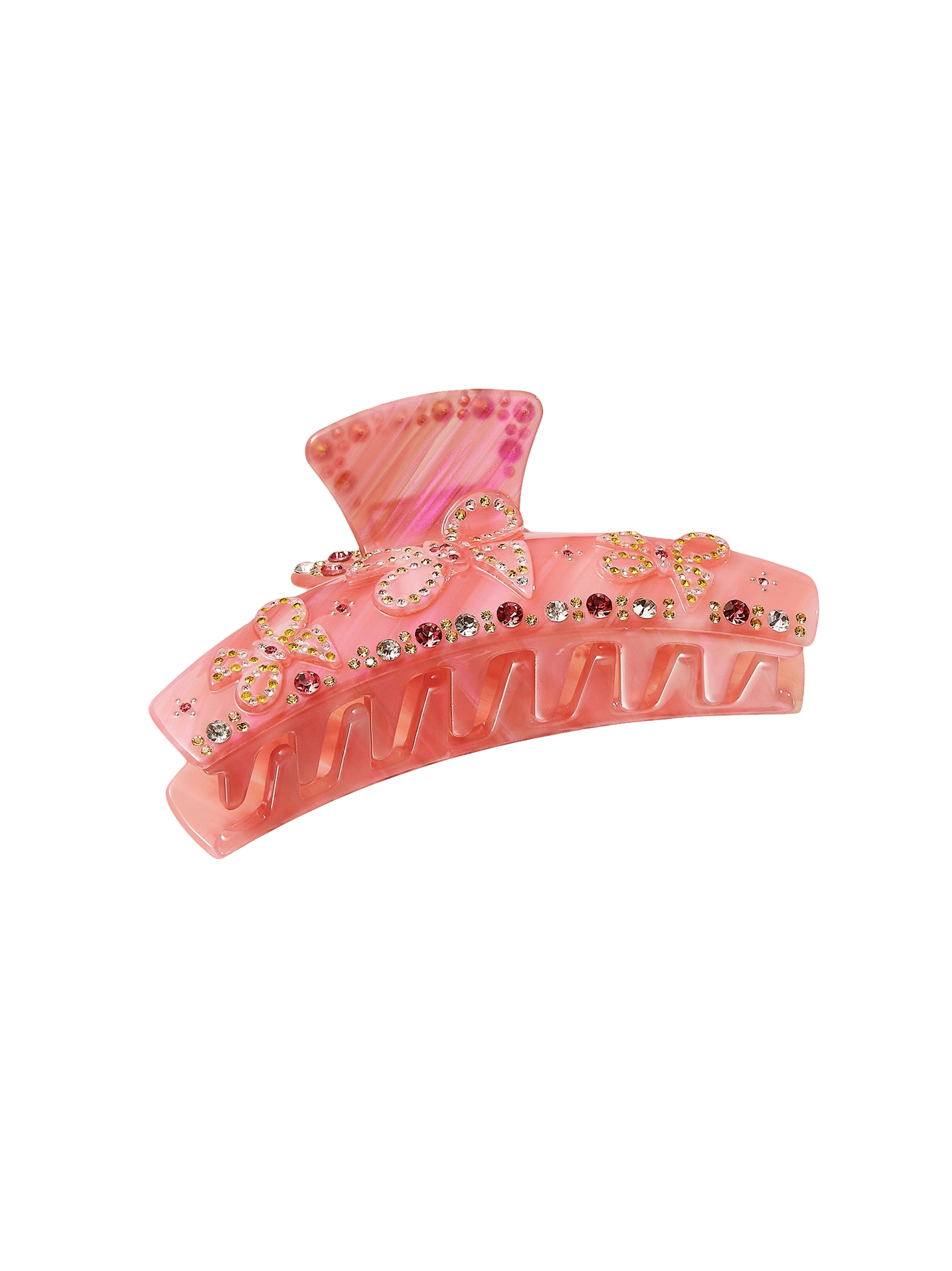 Bella Crystal Claw Clip (Pink) in Pink made by Nana Jacqueline