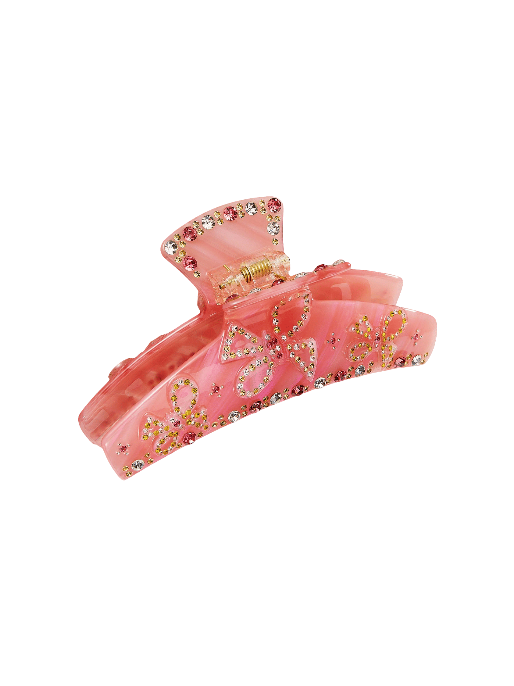 Bella Crystal Claw Clip (Pink) in Pink made by Nana Jacqueline