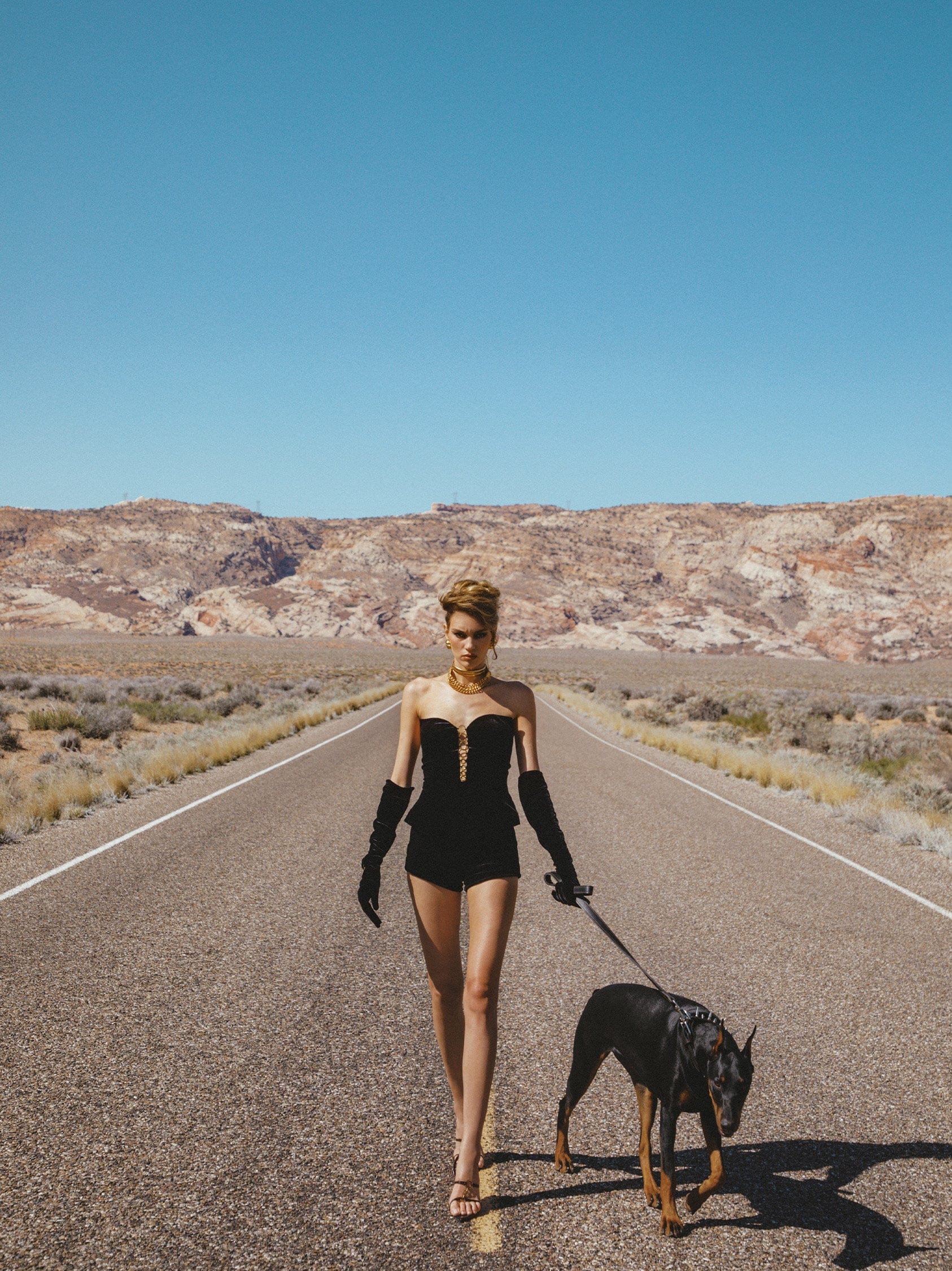 Sahara Velvet Shorts (Final Sale) in Black made by Nana Jacqueline