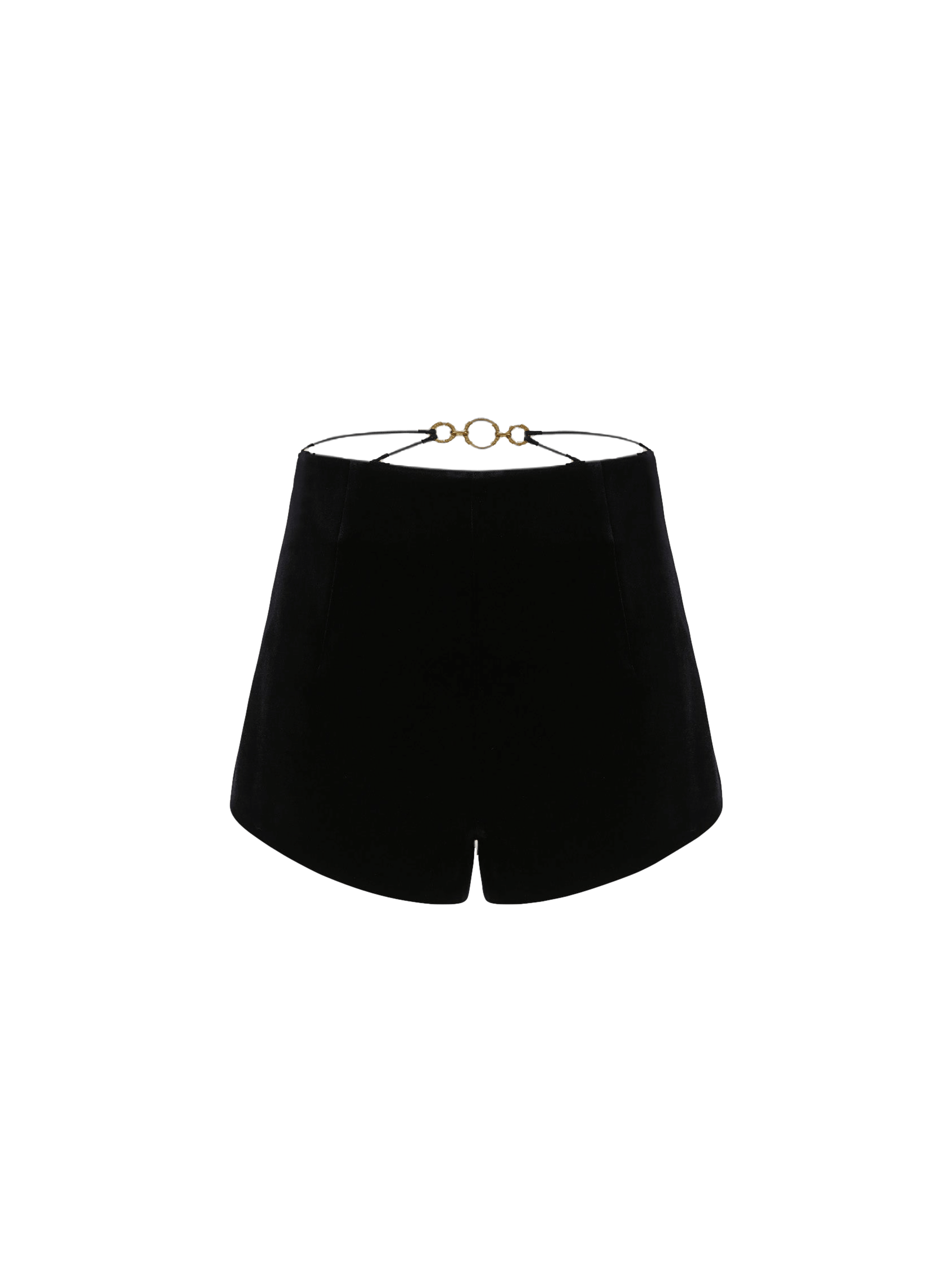 Sahara Velvet Shorts (Final Sale) in Black made by Nana Jacqueline