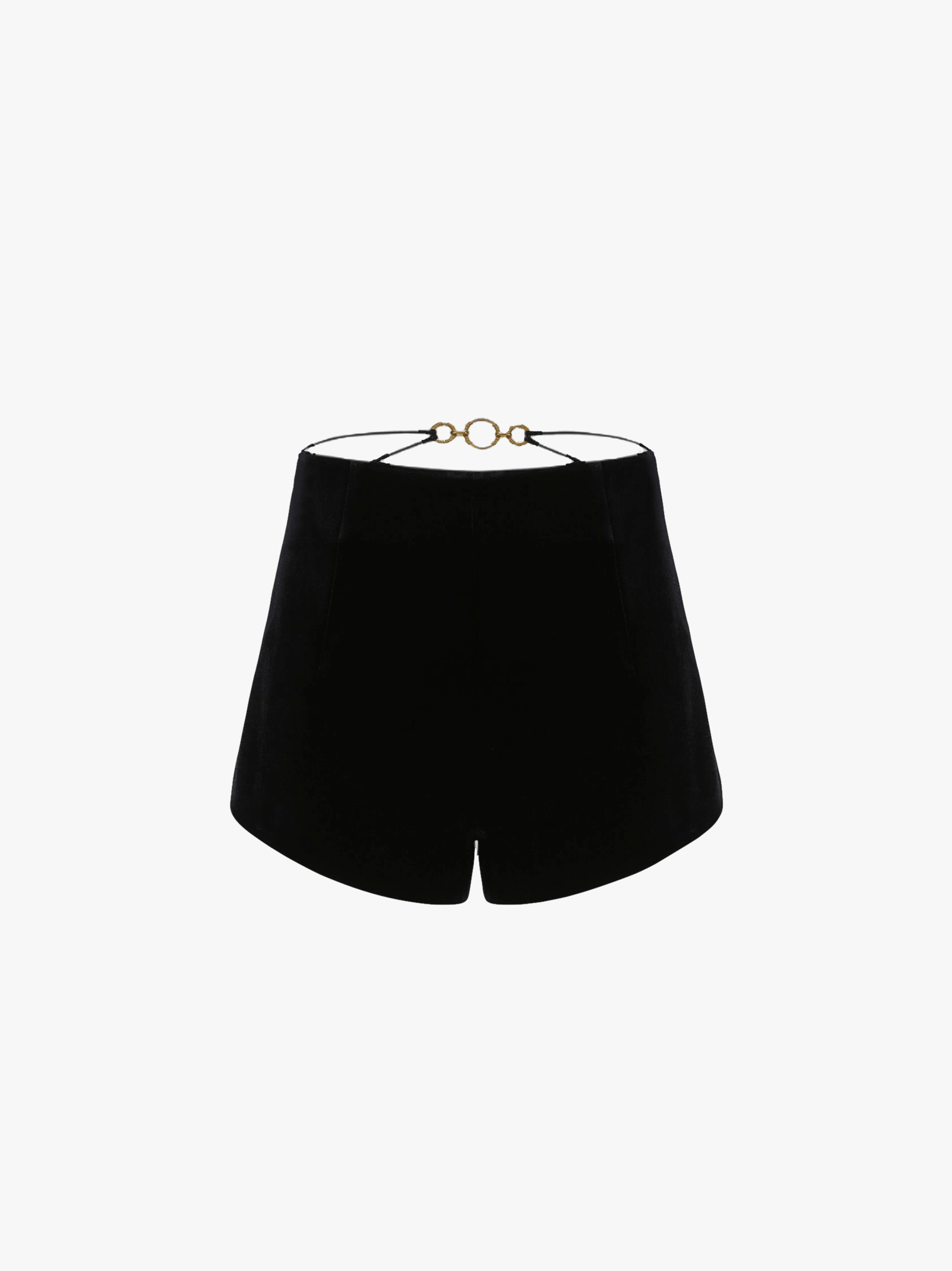 Sahara Velvet Shorts (Final Sale) in Black made by Nana Jacqueline