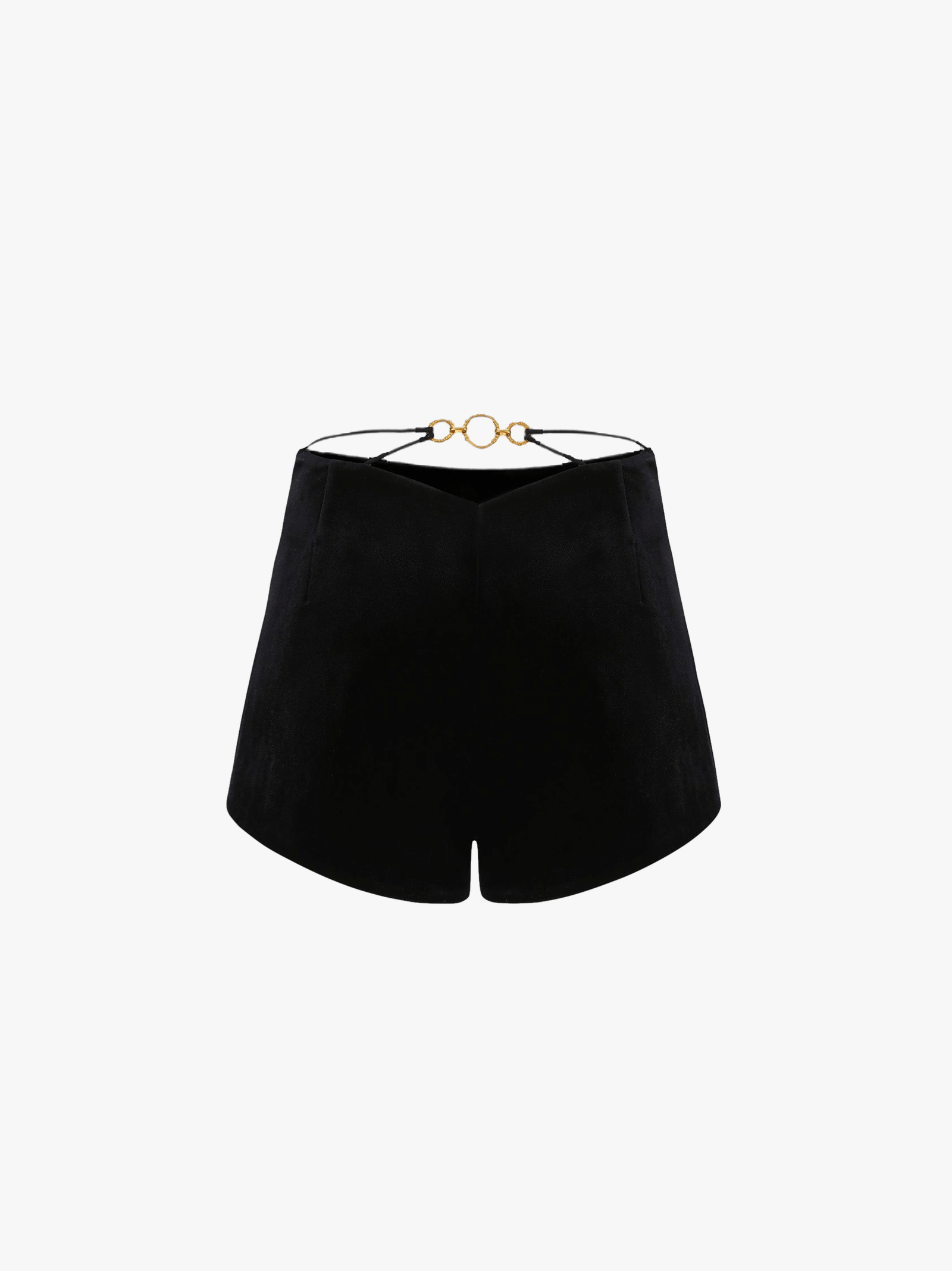 Sahara Velvet Shorts (Final Sale) in Black made by Nana Jacqueline