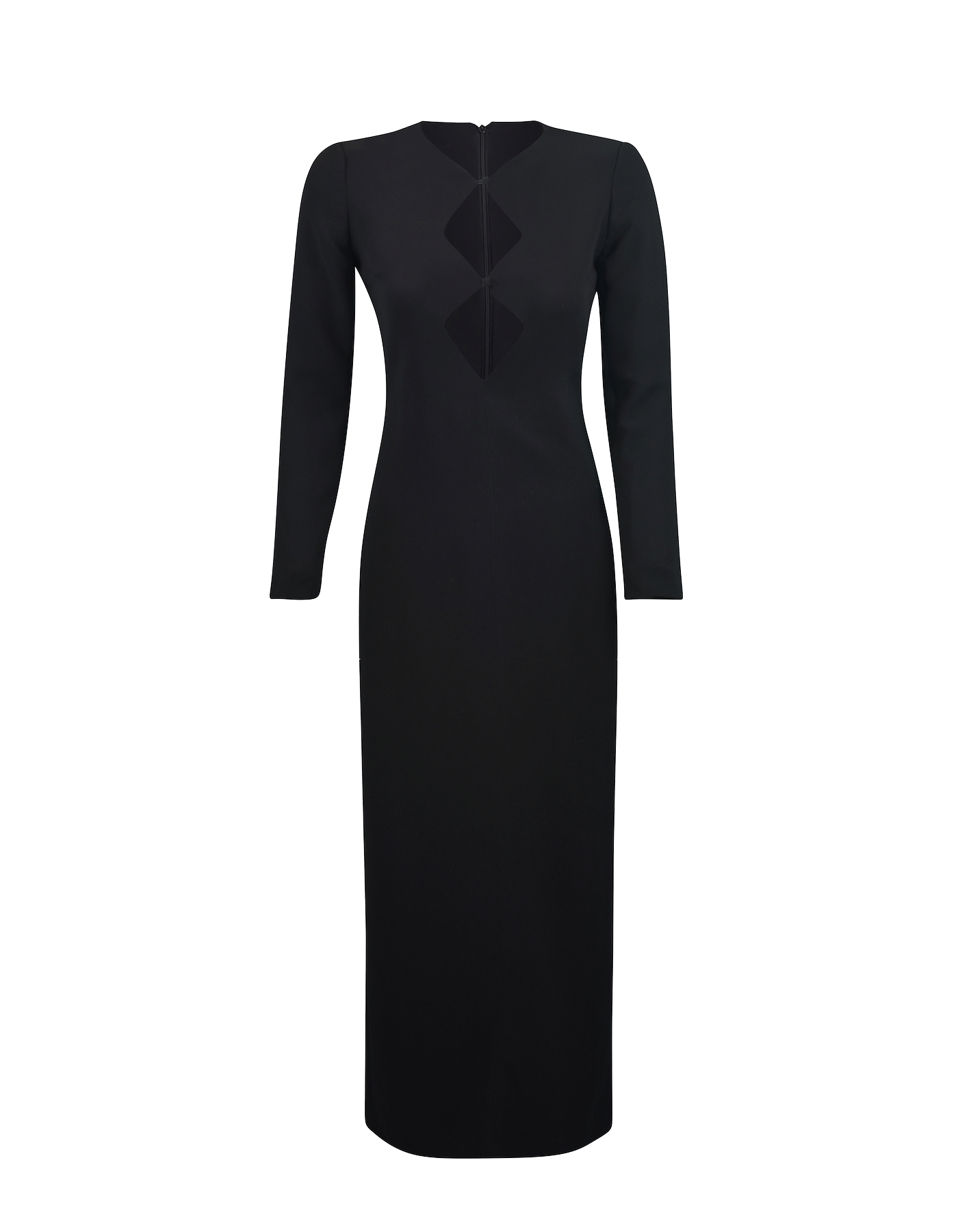 TIAN Long Black Dress made by MAET