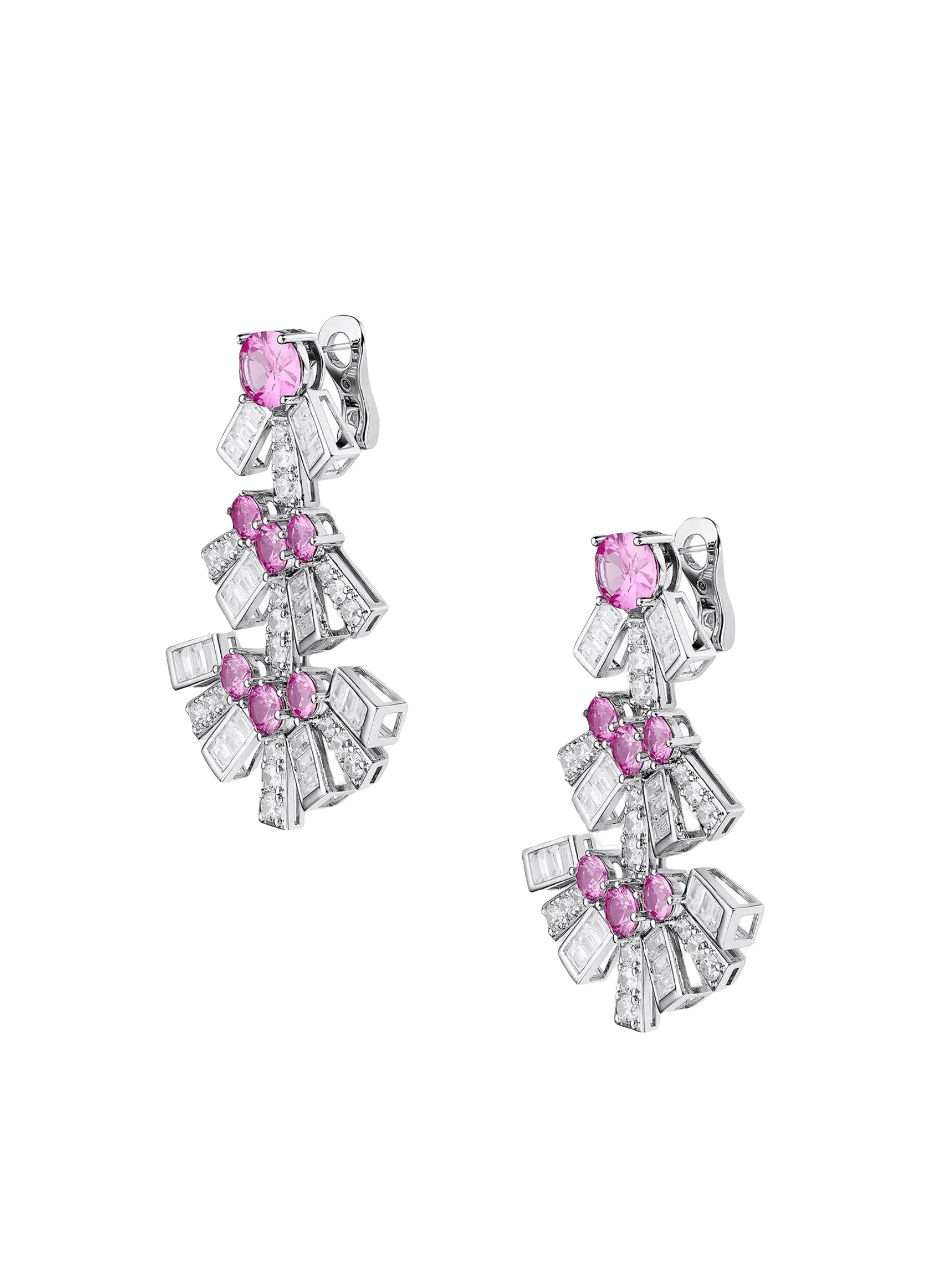 Claira Earrings (Pink) made by Nana Jacqueline