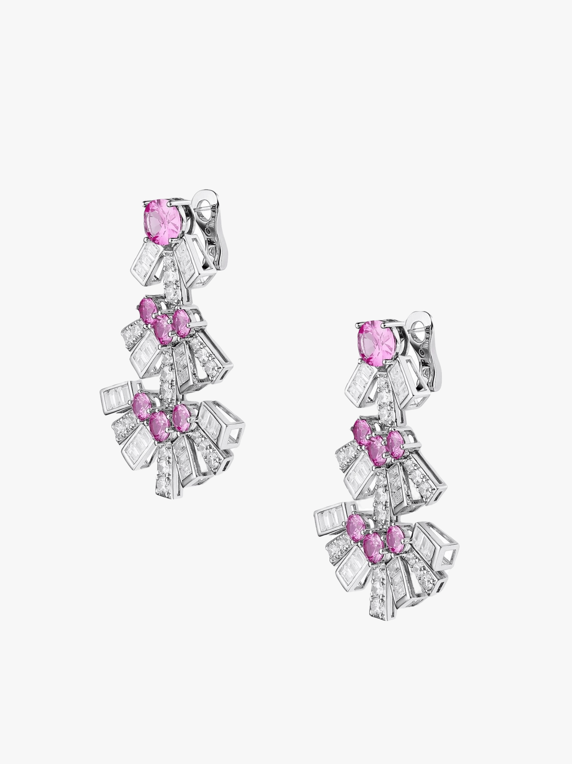 Claira Earrings (Pink) made by Nana Jacqueline