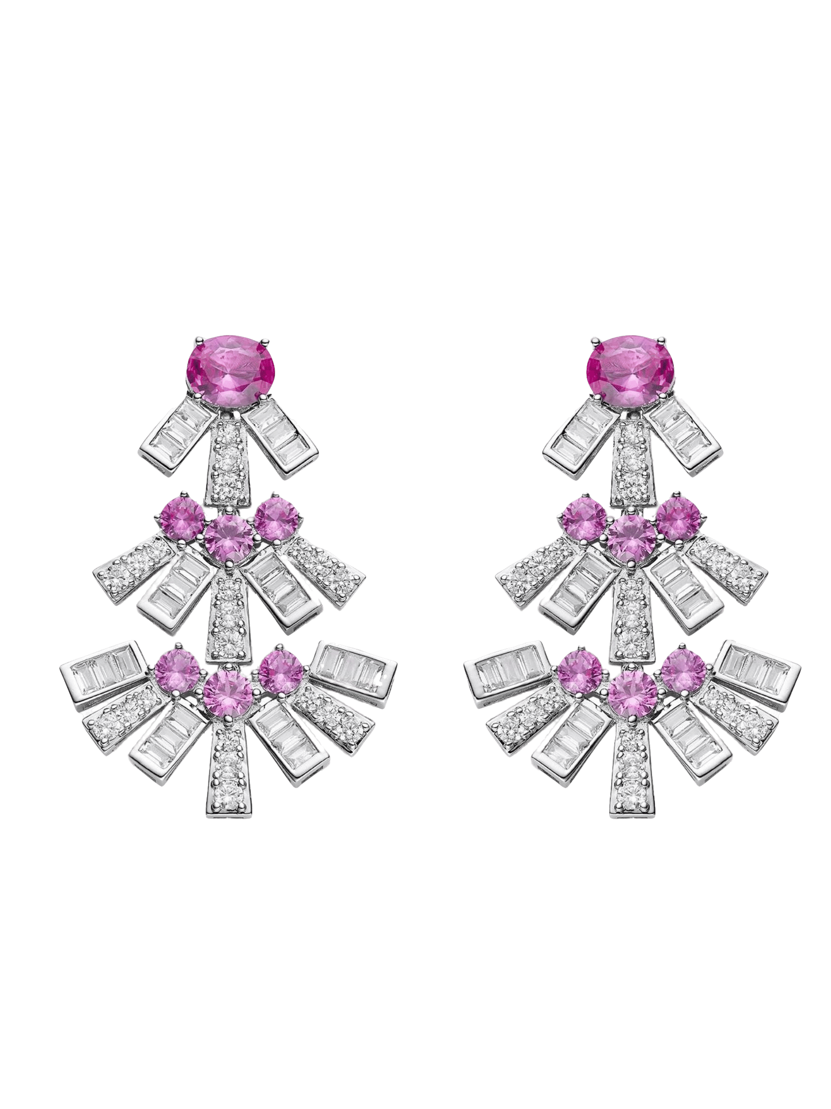 Claira Earrings (Pink) made by Nana Jacqueline