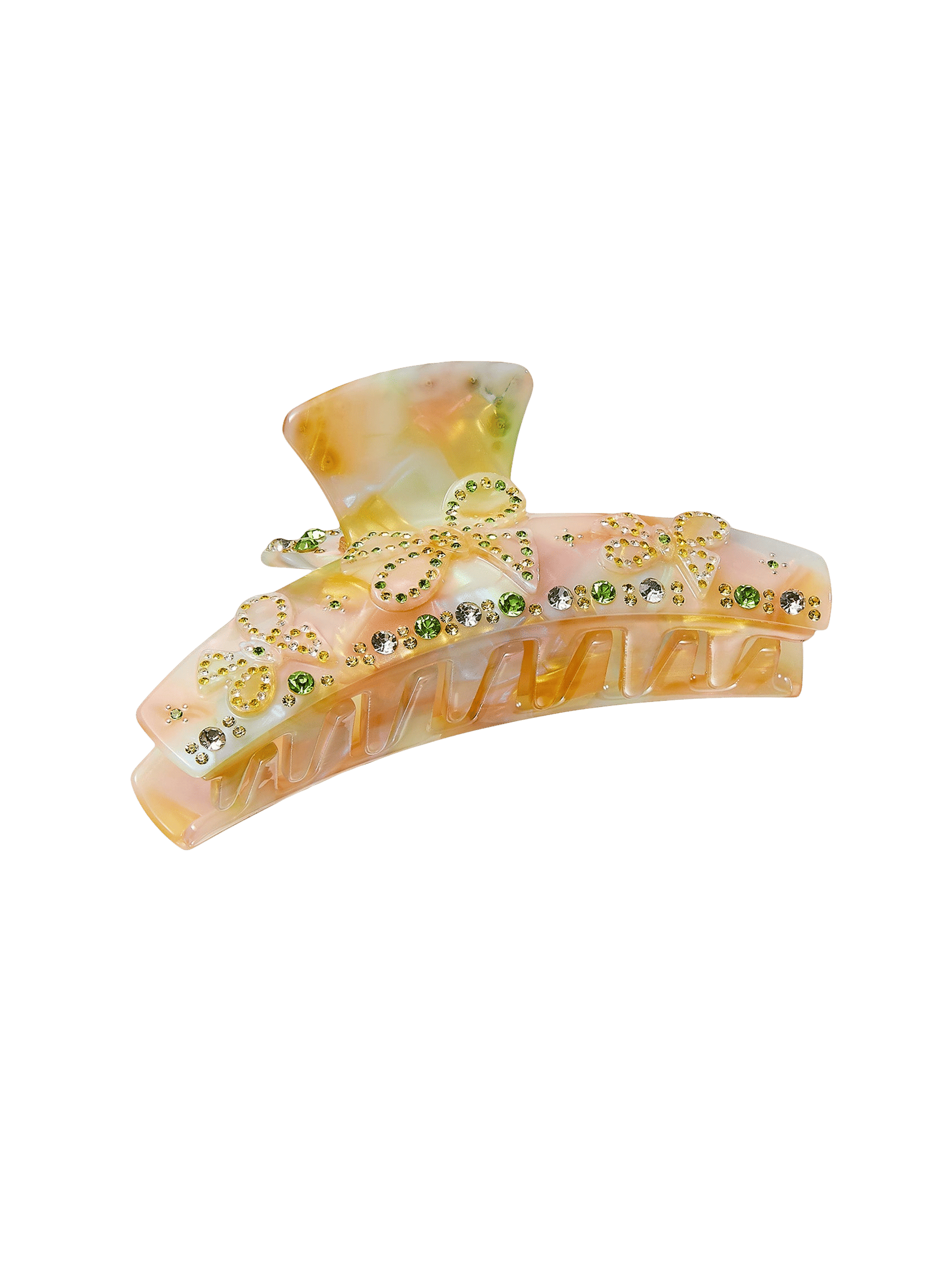 Bella Crystal Claw Clip (Yellow) in Yellow made by Nana Jacqueline