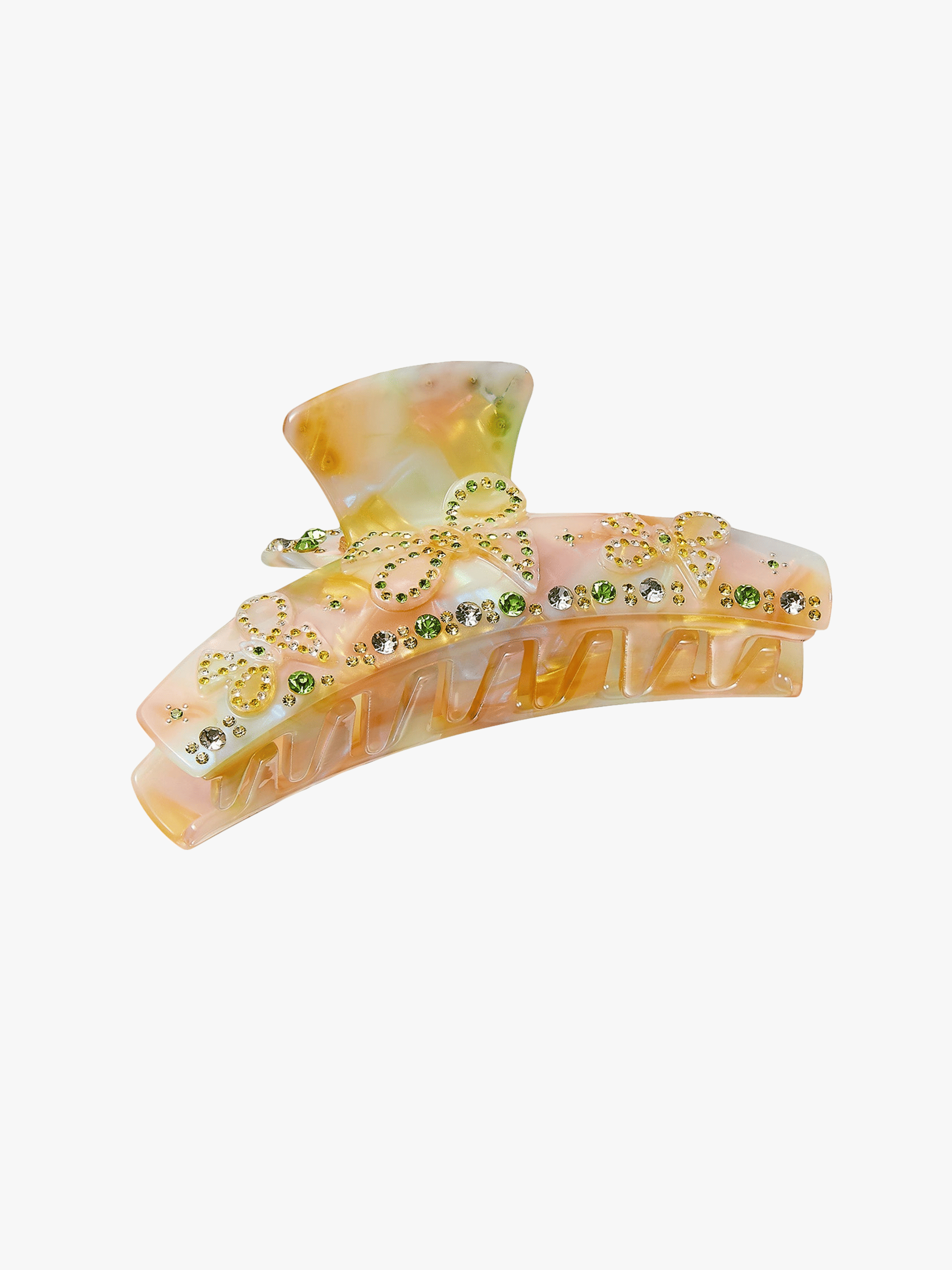 Bella Crystal Claw Clip (Yellow) in Yellow made by Nana Jacqueline