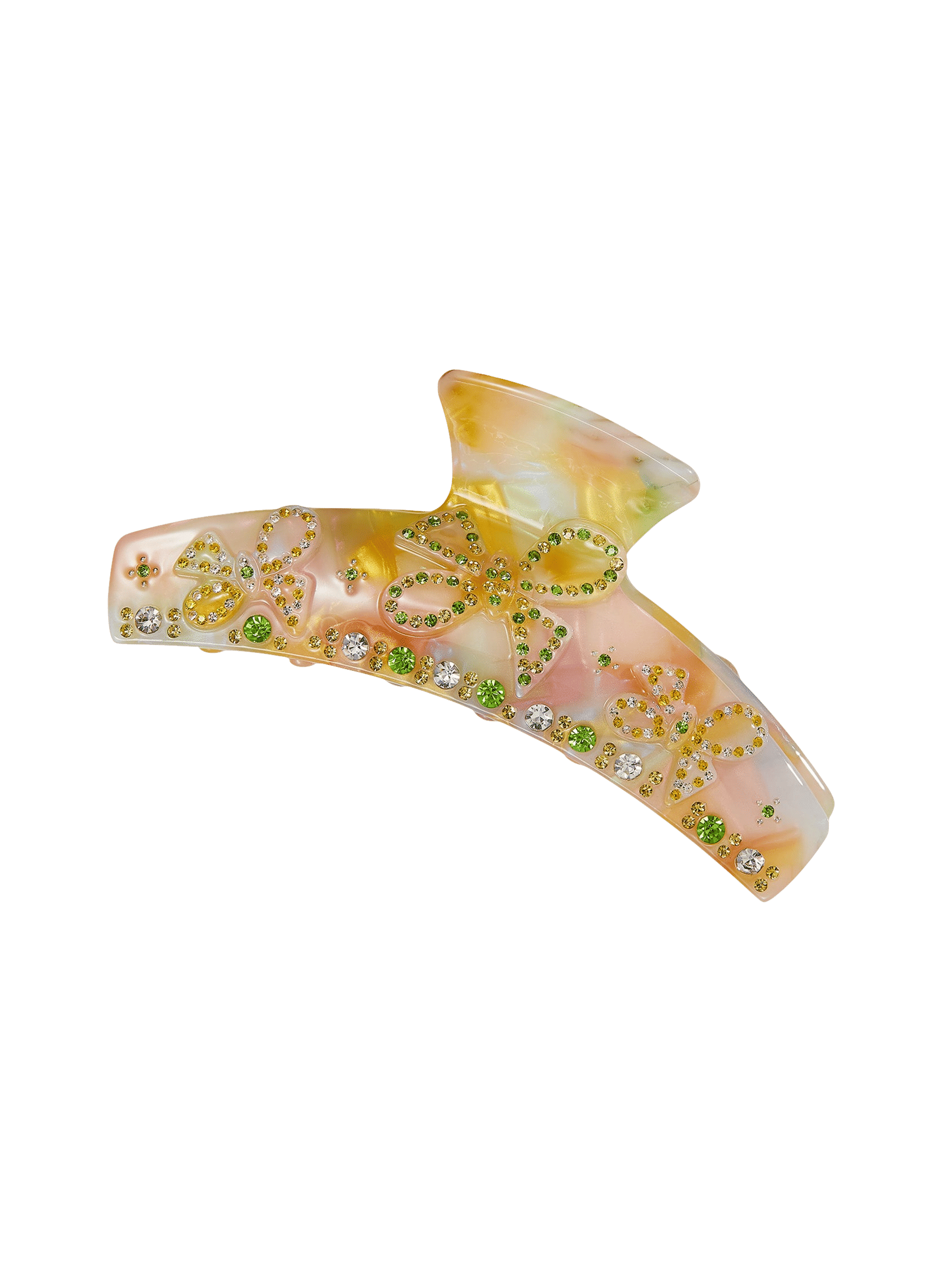 Bella Crystal Claw Clip (Yellow) in Yellow made by Nana Jacqueline