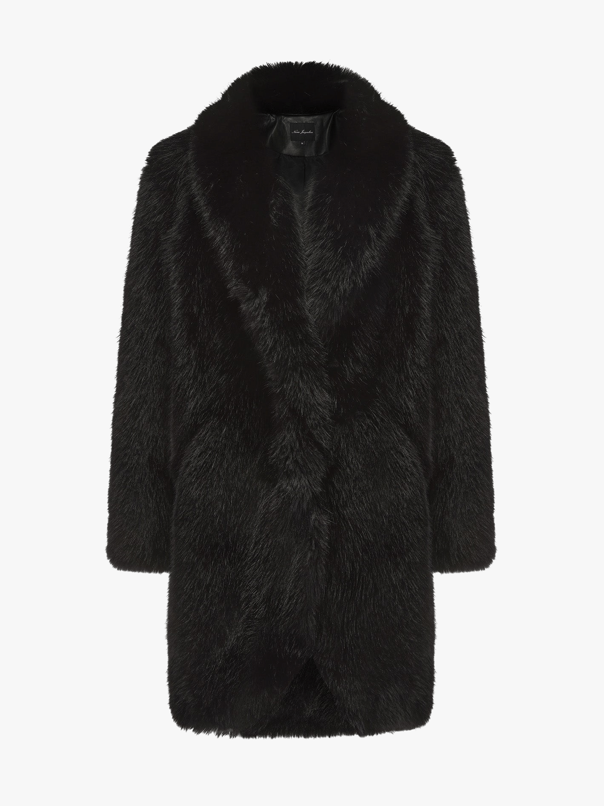 Sofia Fur Coat (Black) made by Nana Jacqueline