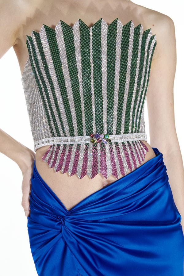 JEWELRY CORSET TOP made by NUÉ