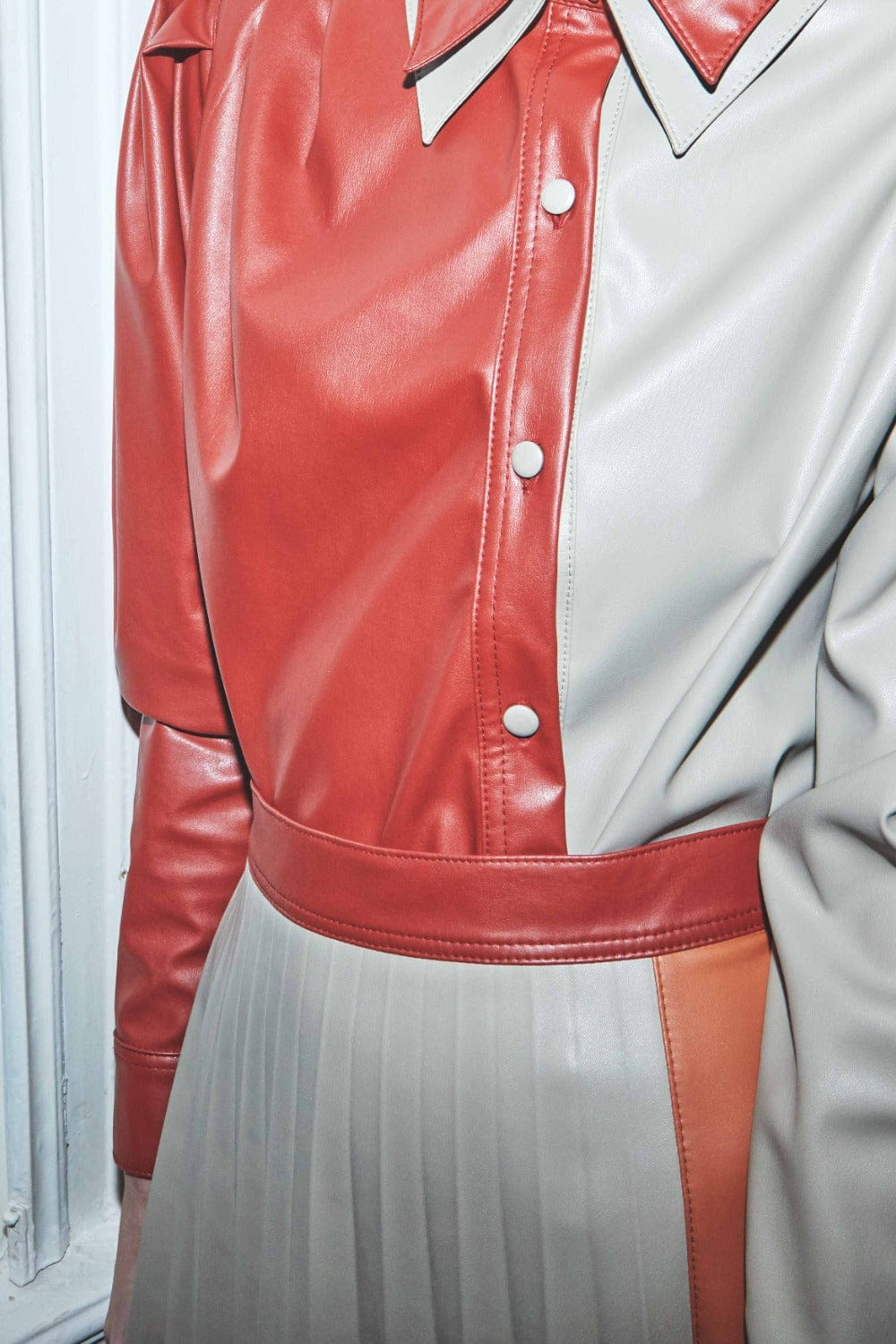 Magno Pleated Midi Skirt made by Nazli Ceren