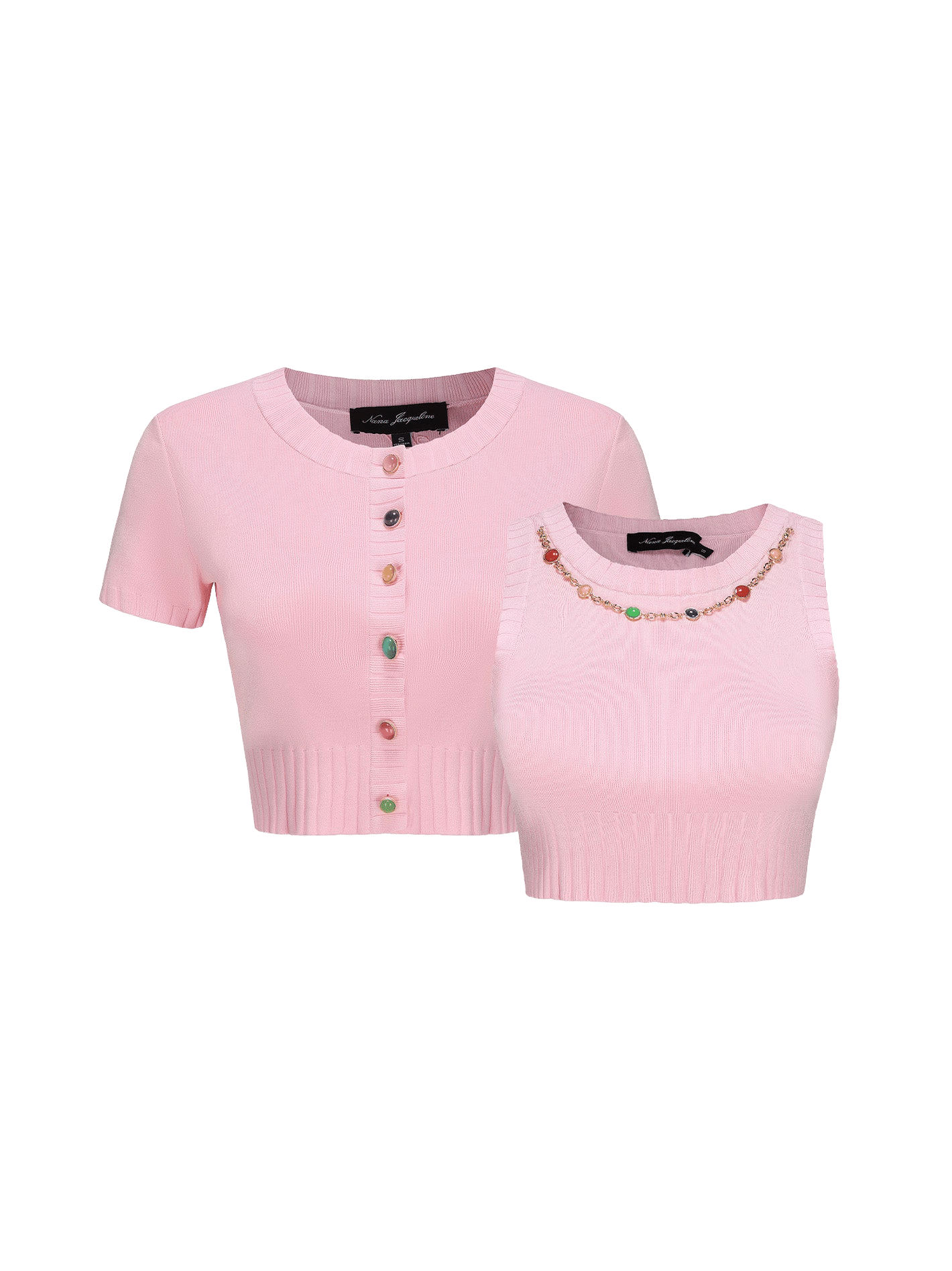 Kennedy Knit Top Set (Pink) made by Nana Jacqueline
