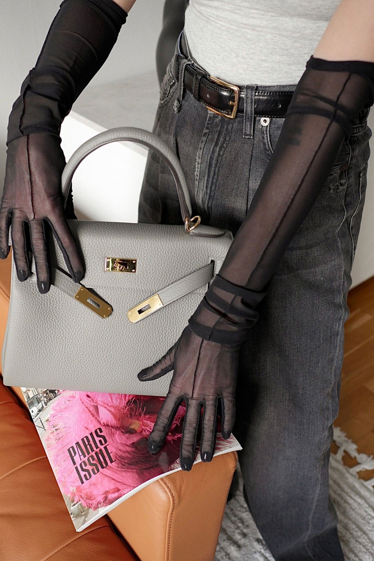 Mesh Long Black made by Handsome Stockholm