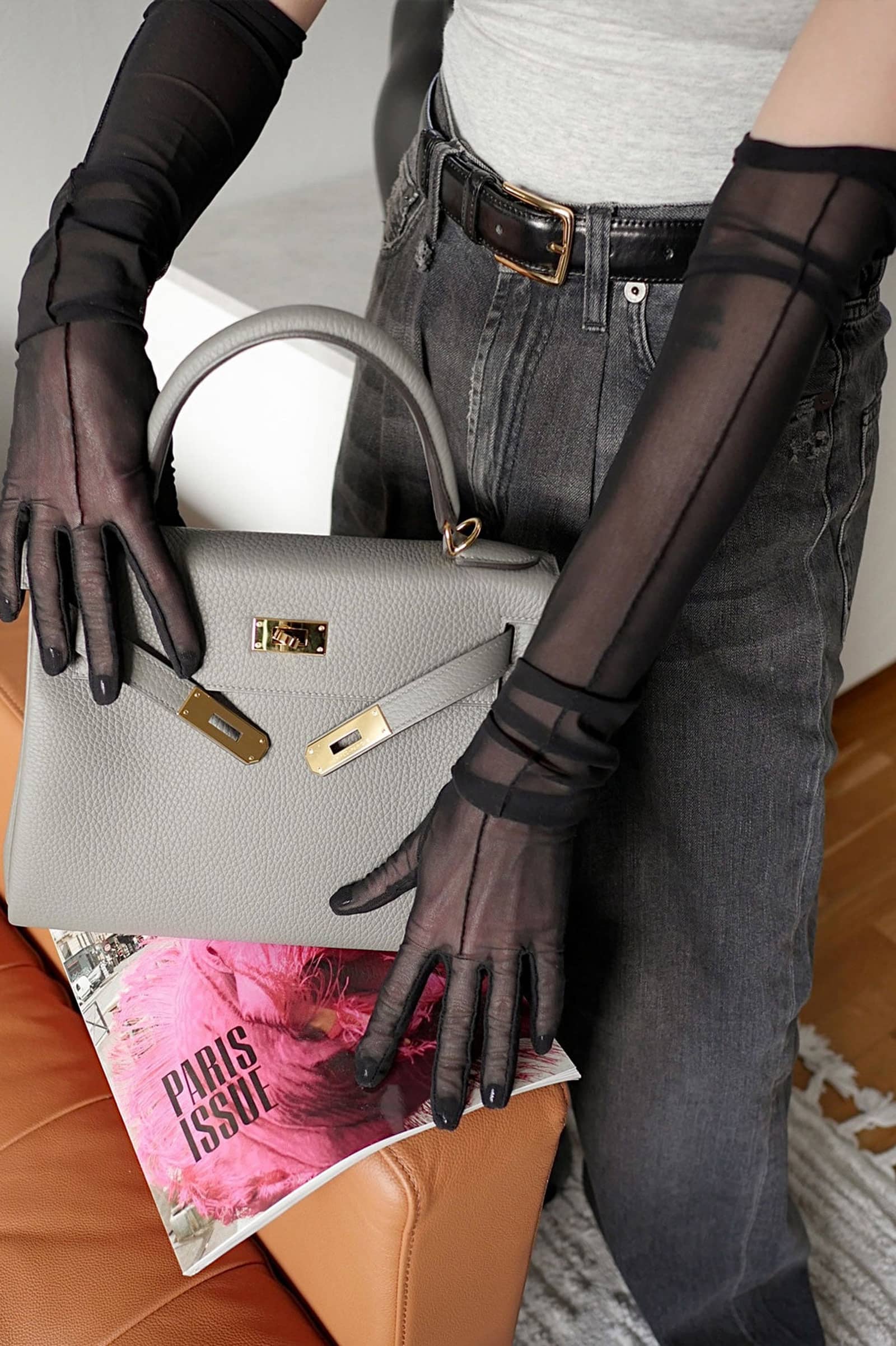 Mesh Long Black made by Handsome Stockholm