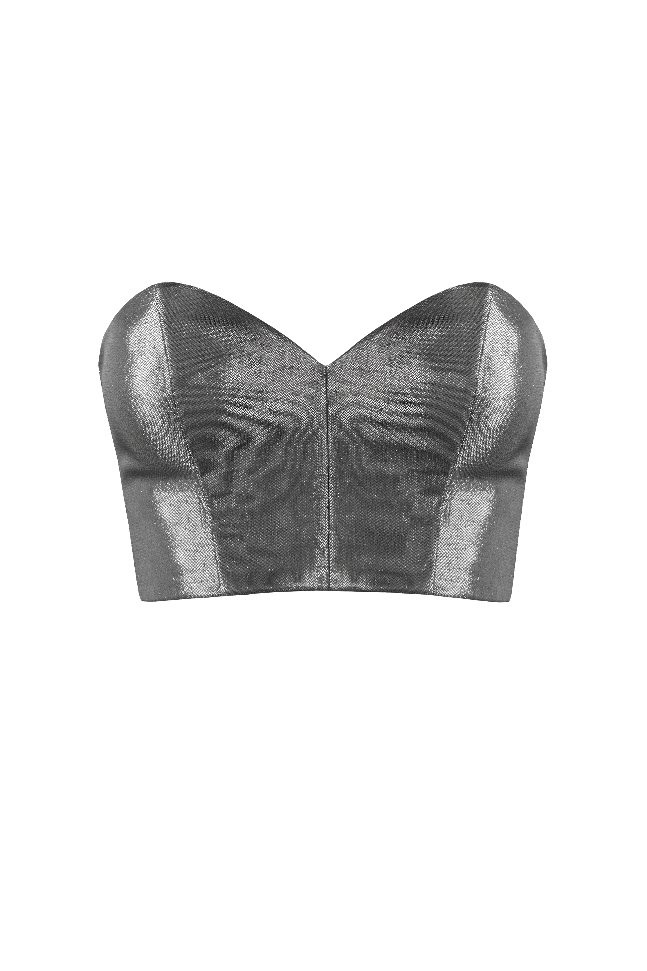 METALLIC Corset Top made by Vestiaire d'un Oiseau Libre