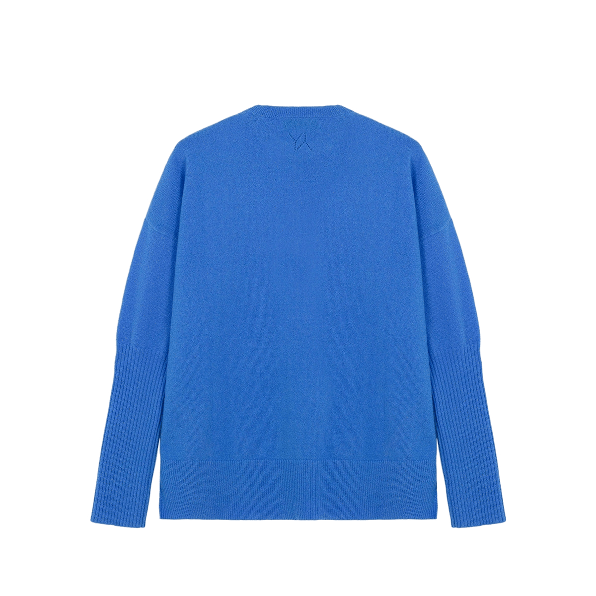 Boxy Sweater With YY Logo Cobalt made by YLIANA YEPEZ