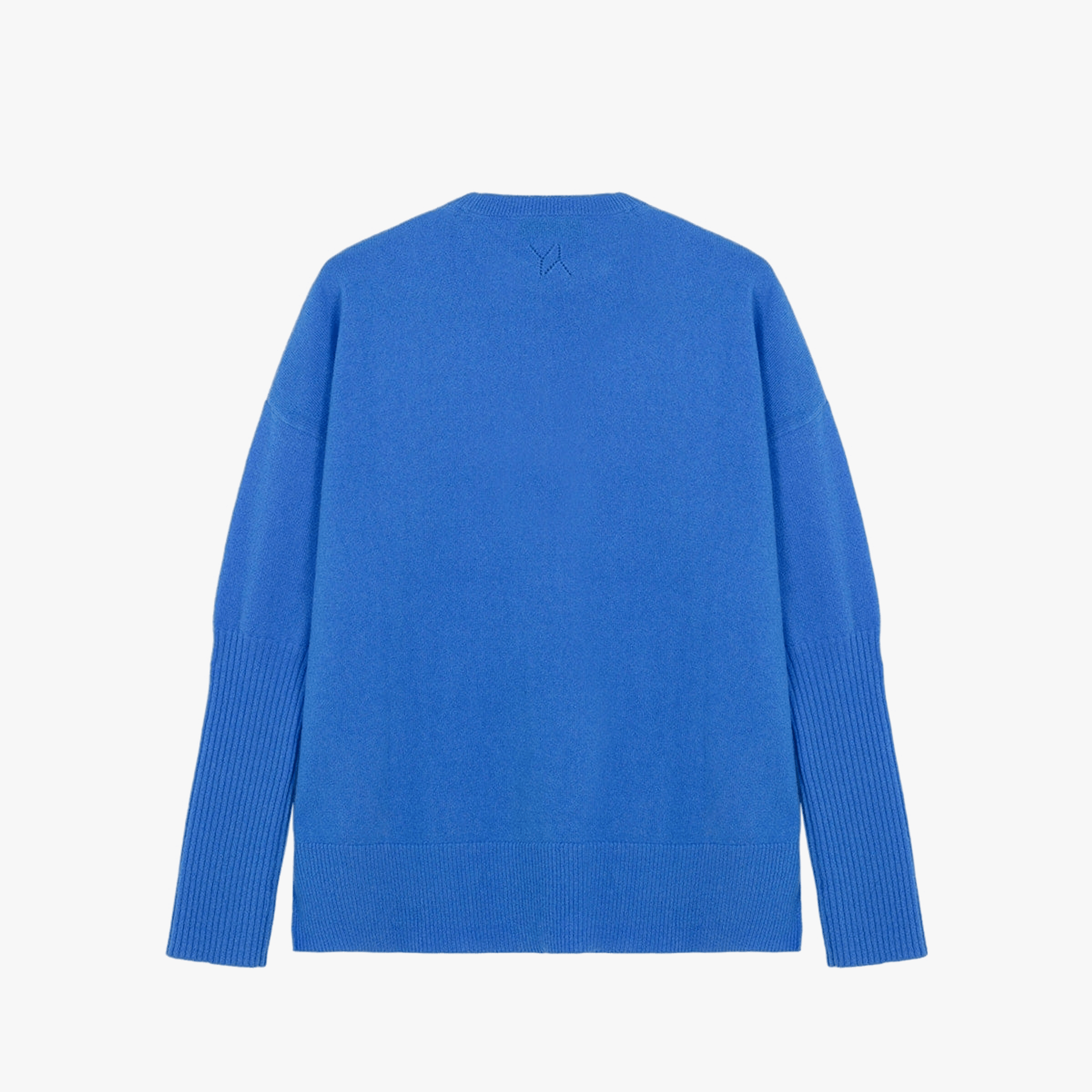 Boxy Sweater With YY Logo Cobalt made by YLIANA YEPEZ