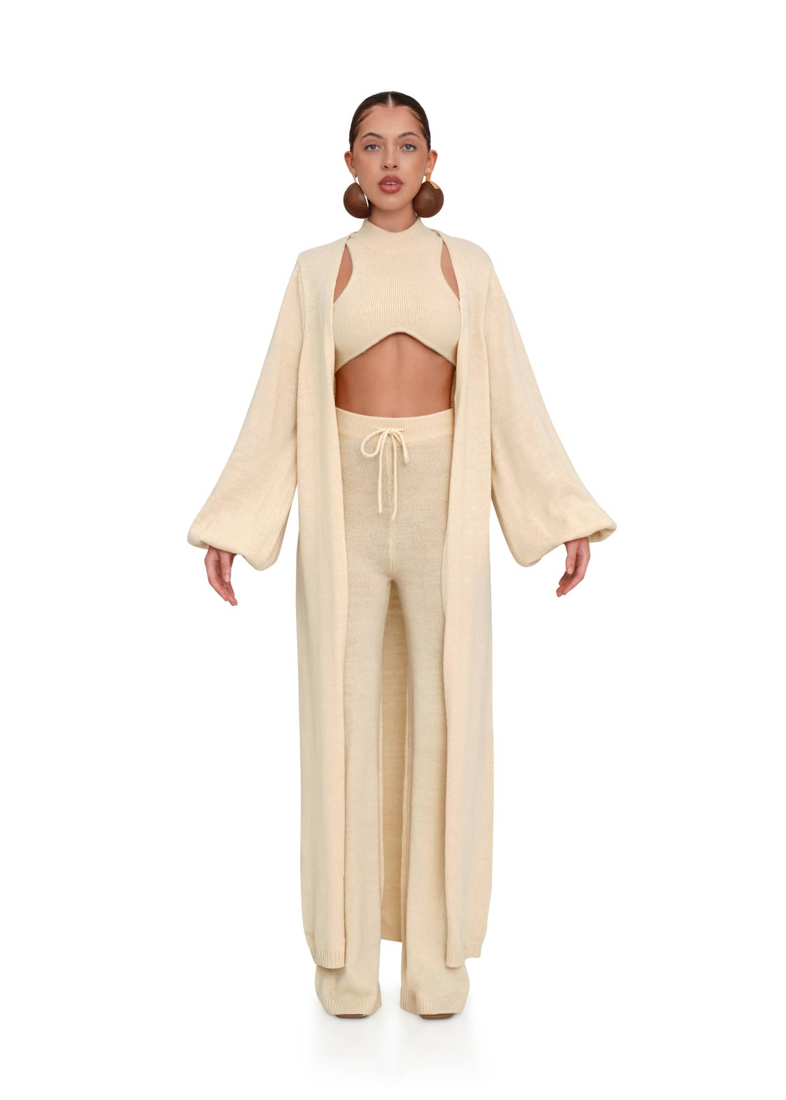 ALLY TUSK KNIT PANTS made by Andrea Iyamah