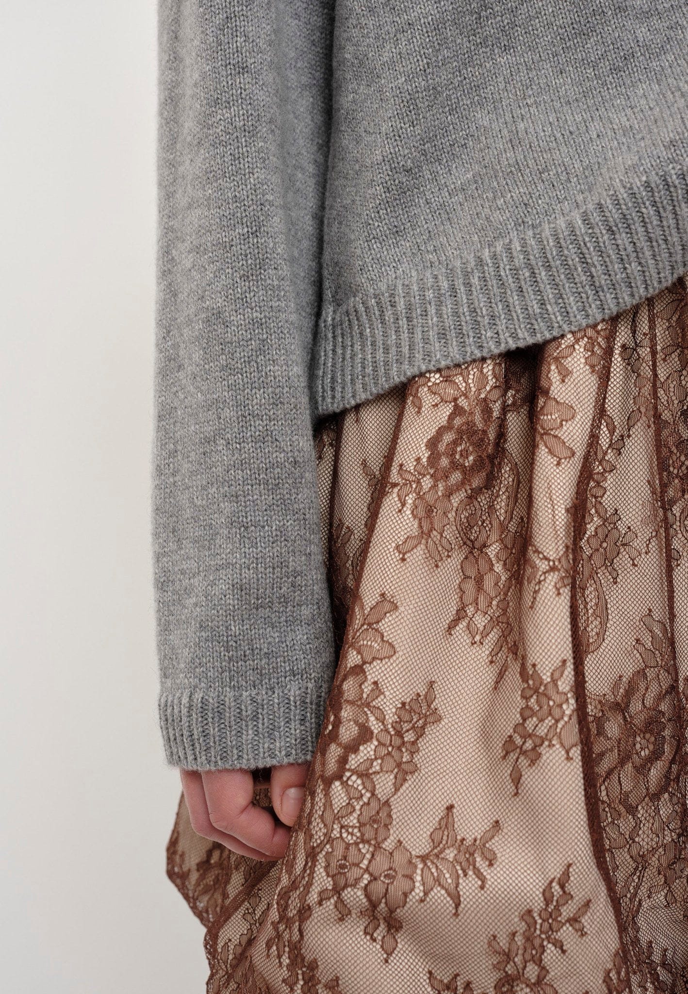 Vivi Knit Cardigan - Light Grey made by HERSKIND