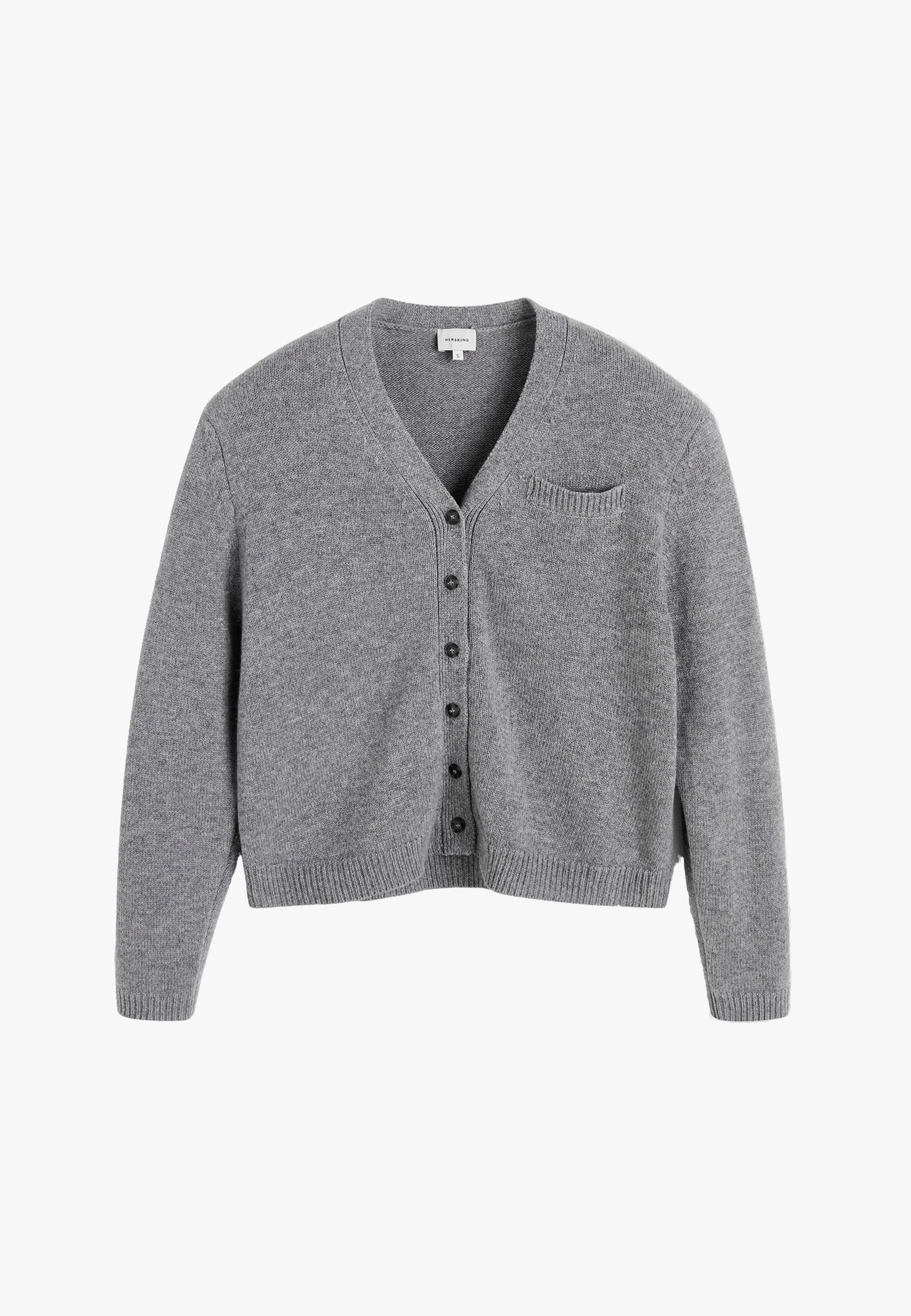 Vivi Knit Cardigan - Light Grey made by HERSKIND