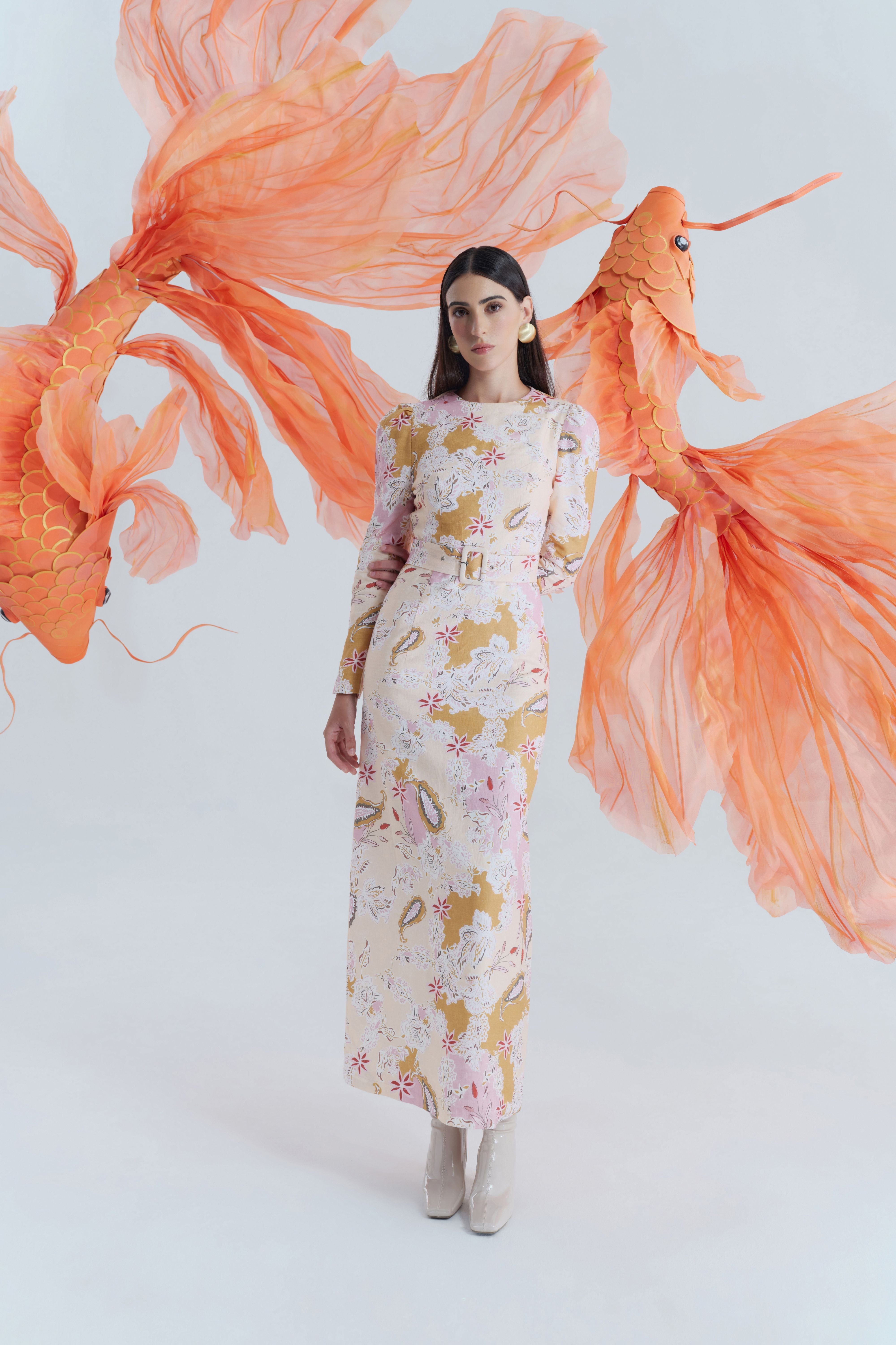 Hazel Maxi Dress made by JUSTIN TONG