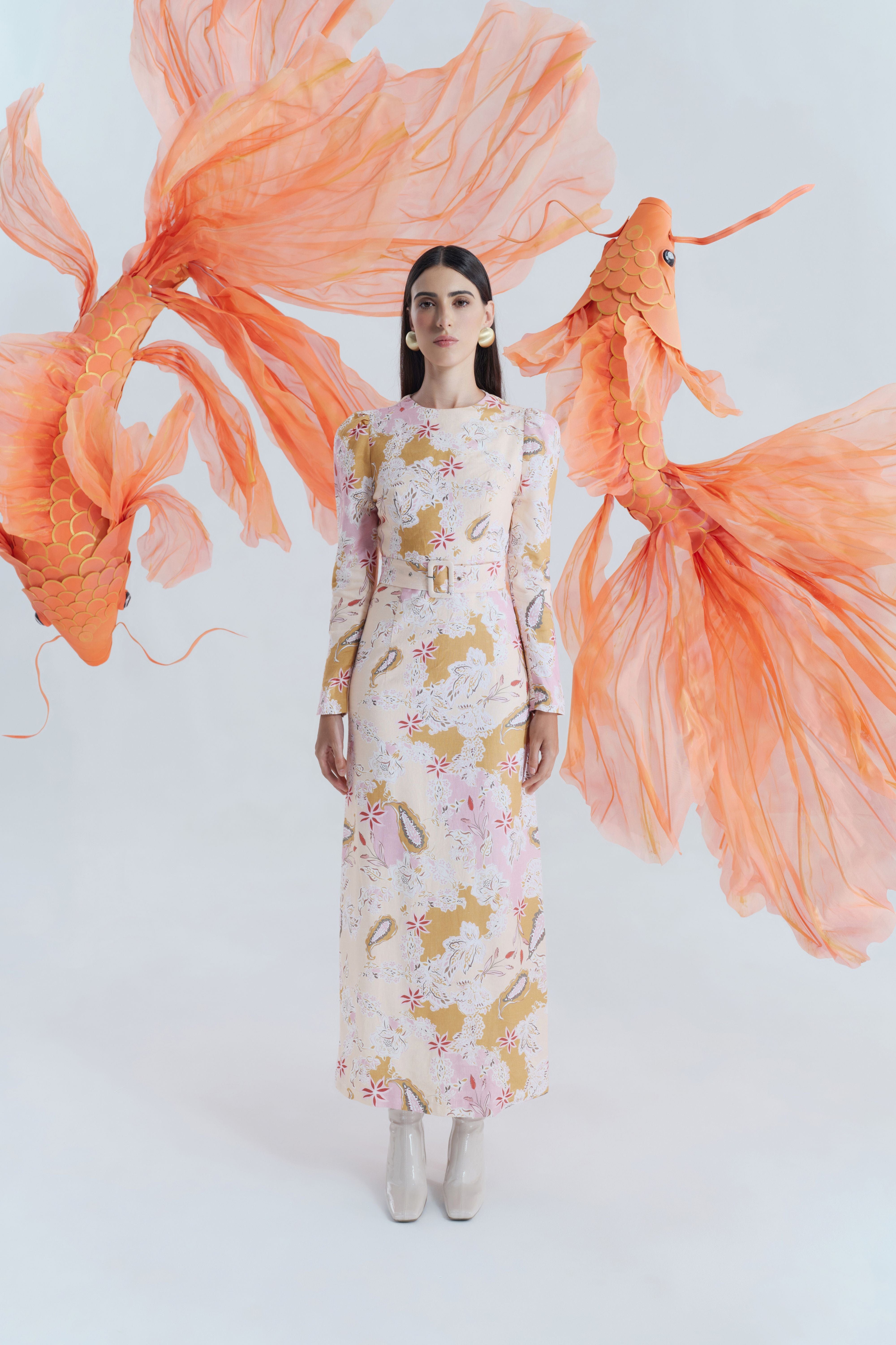 Hazel Maxi Dress made by JUSTIN TONG