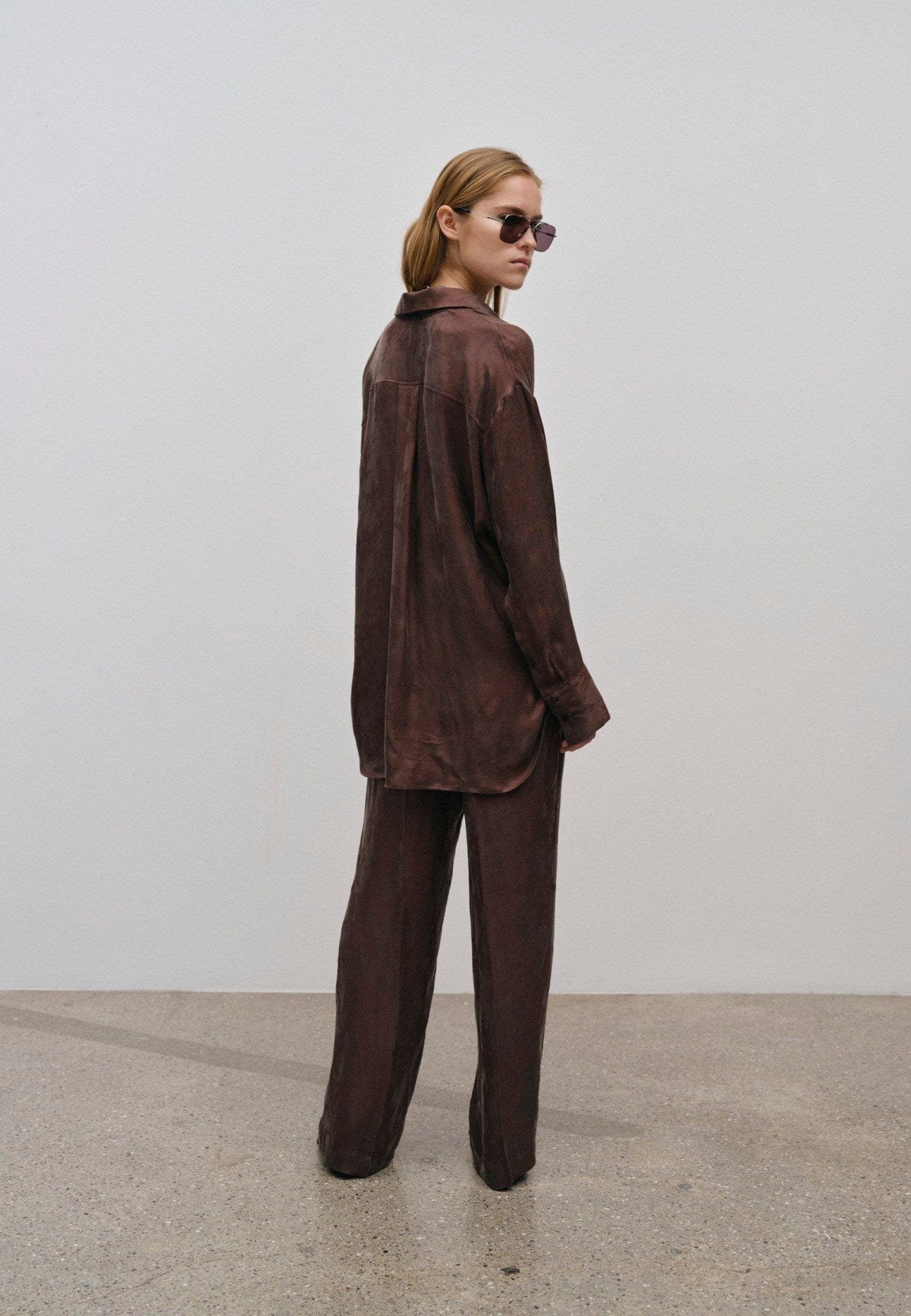 Jenka  Shirt - Chestnut made by HERSKIND