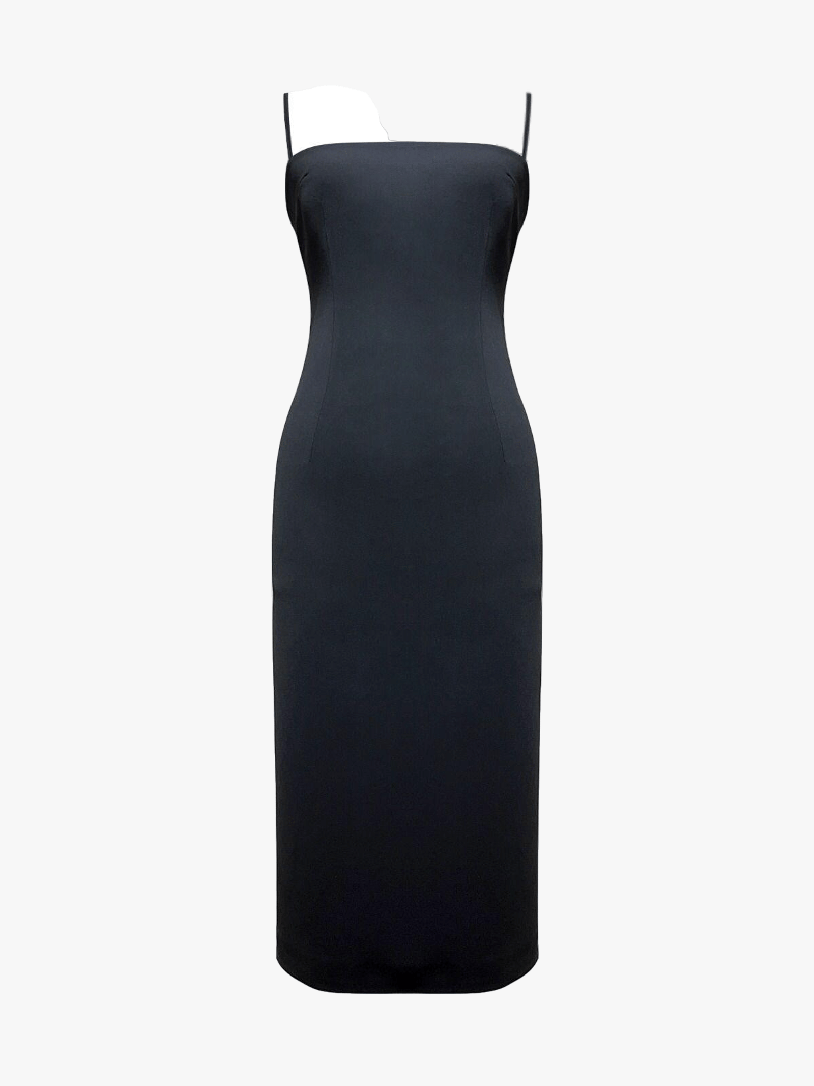 Miles Crepe Midi Dress in Black made by Nazli Ceren