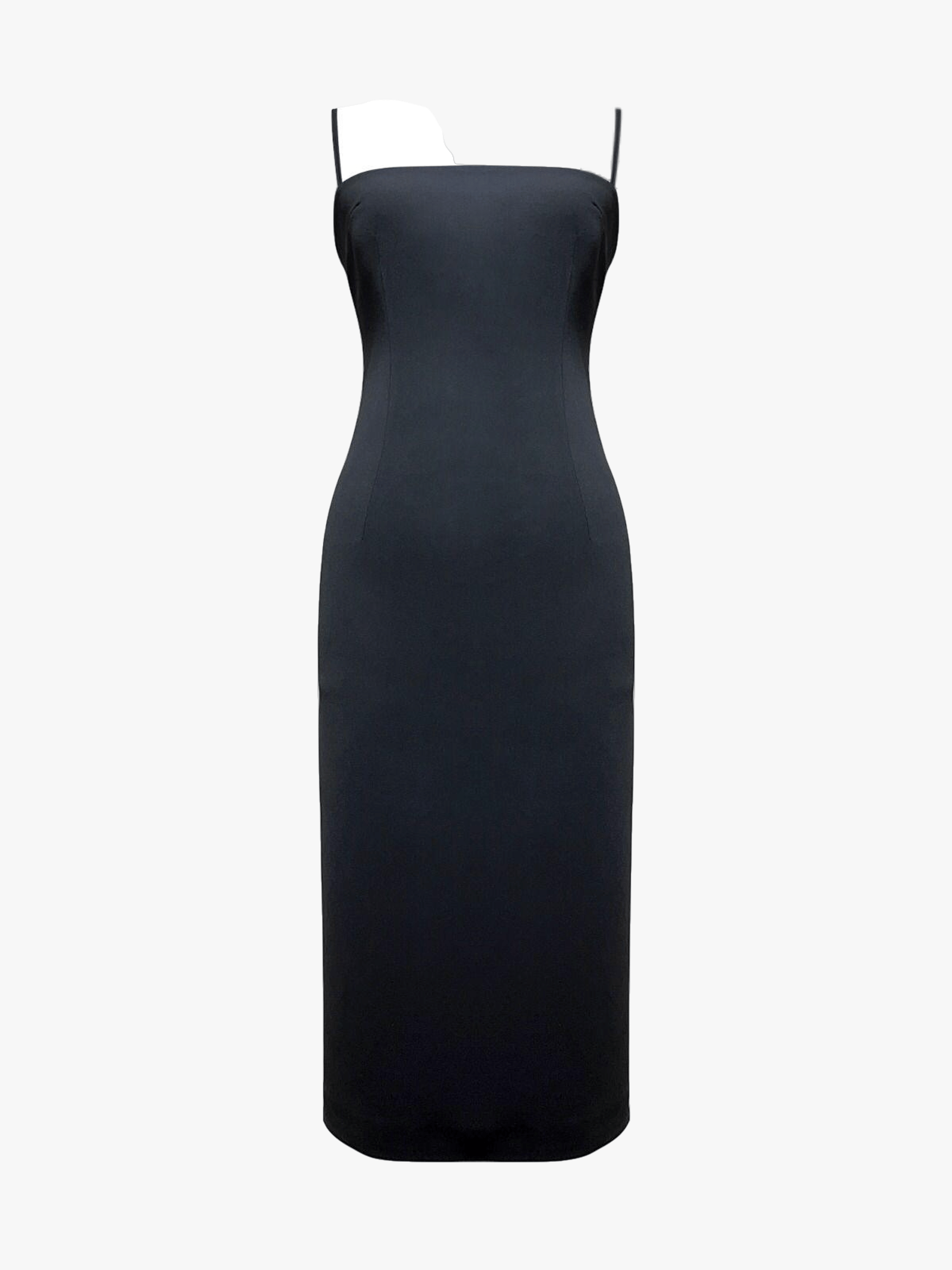 Miles Crepe Midi Dress in Black made by Nazli Ceren