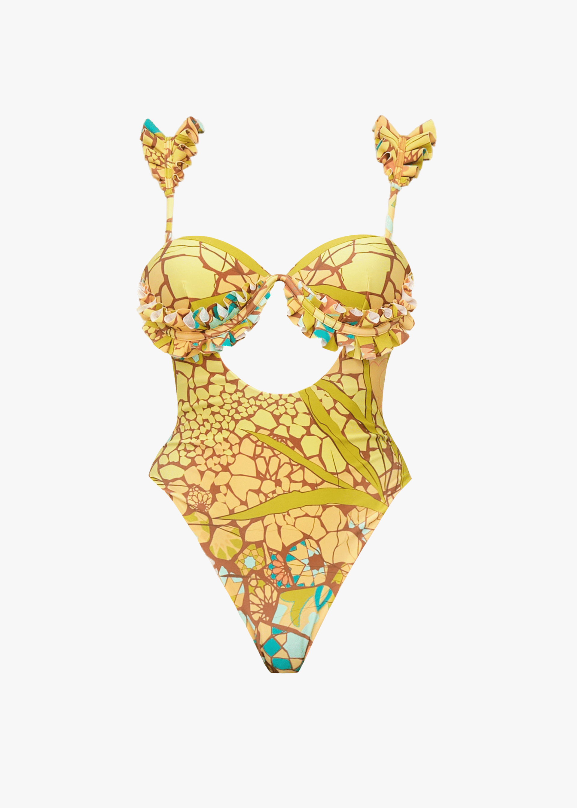 KUJI ONE PIECE SWIMSUIT - ILIA PRINT made by Andrea Iyamah