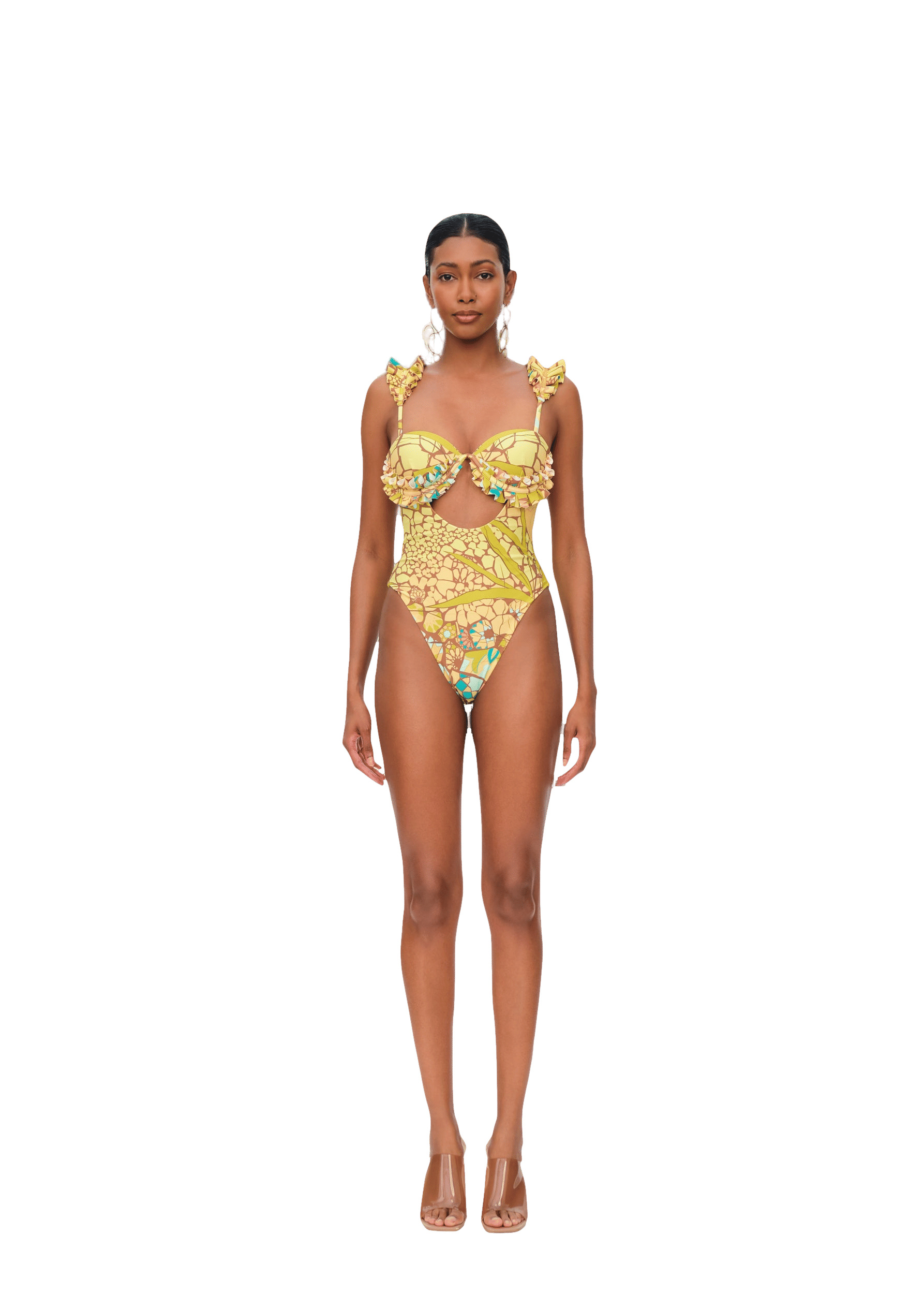 KUJI ONE PIECE SWIMSUIT - ILIA PRINT made by Andrea Iyamah