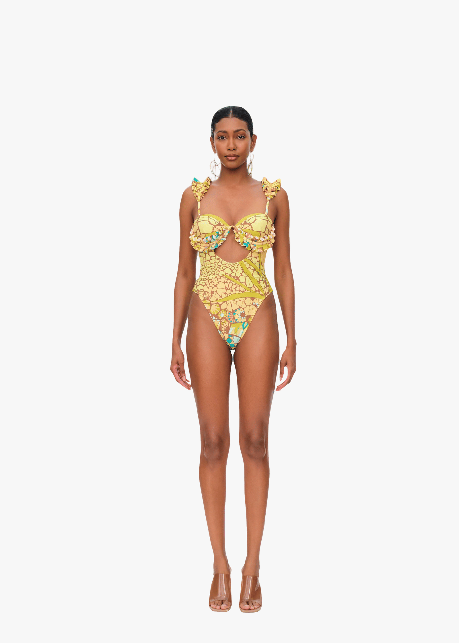 KUJI ONE PIECE SWIMSUIT - ILIA PRINT made by Andrea Iyamah