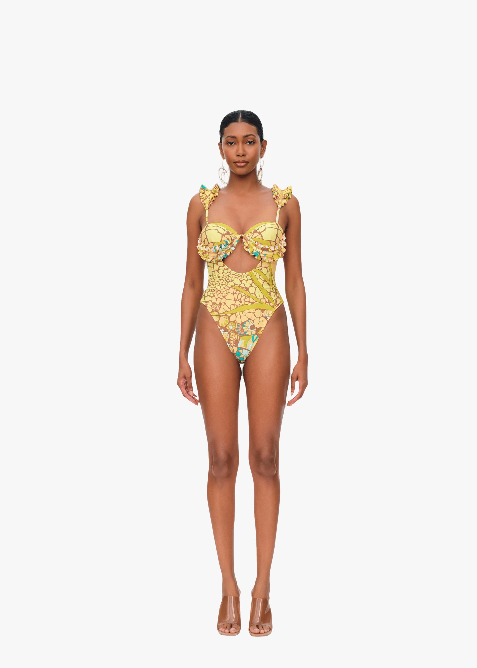 KUJI ONE PIECE SWIMSUIT - ILIA PRINT made by Andrea Iyamah