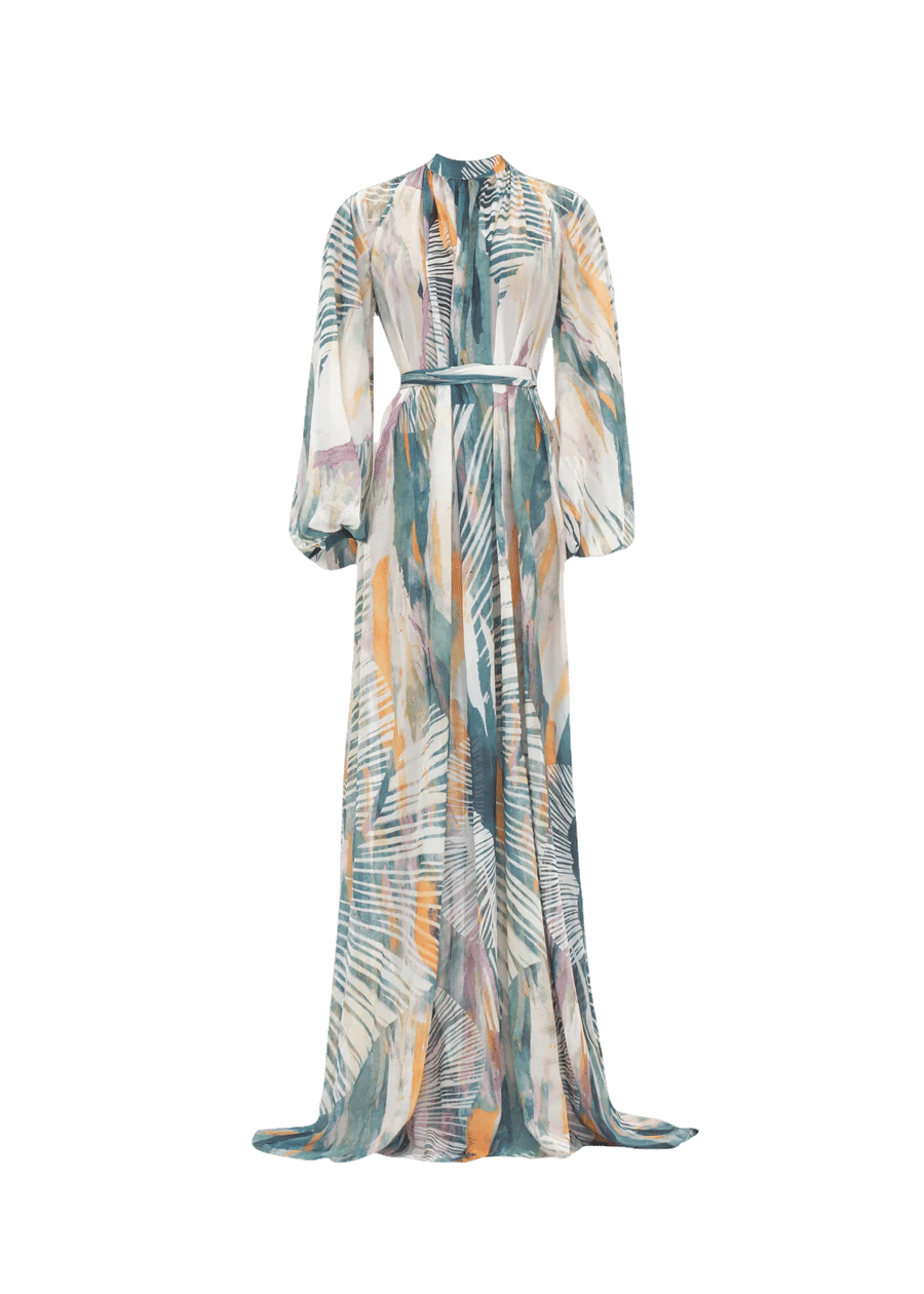 SADE COVER-UP ABSTRACT BARK DRESS made by Andrea Iyamah