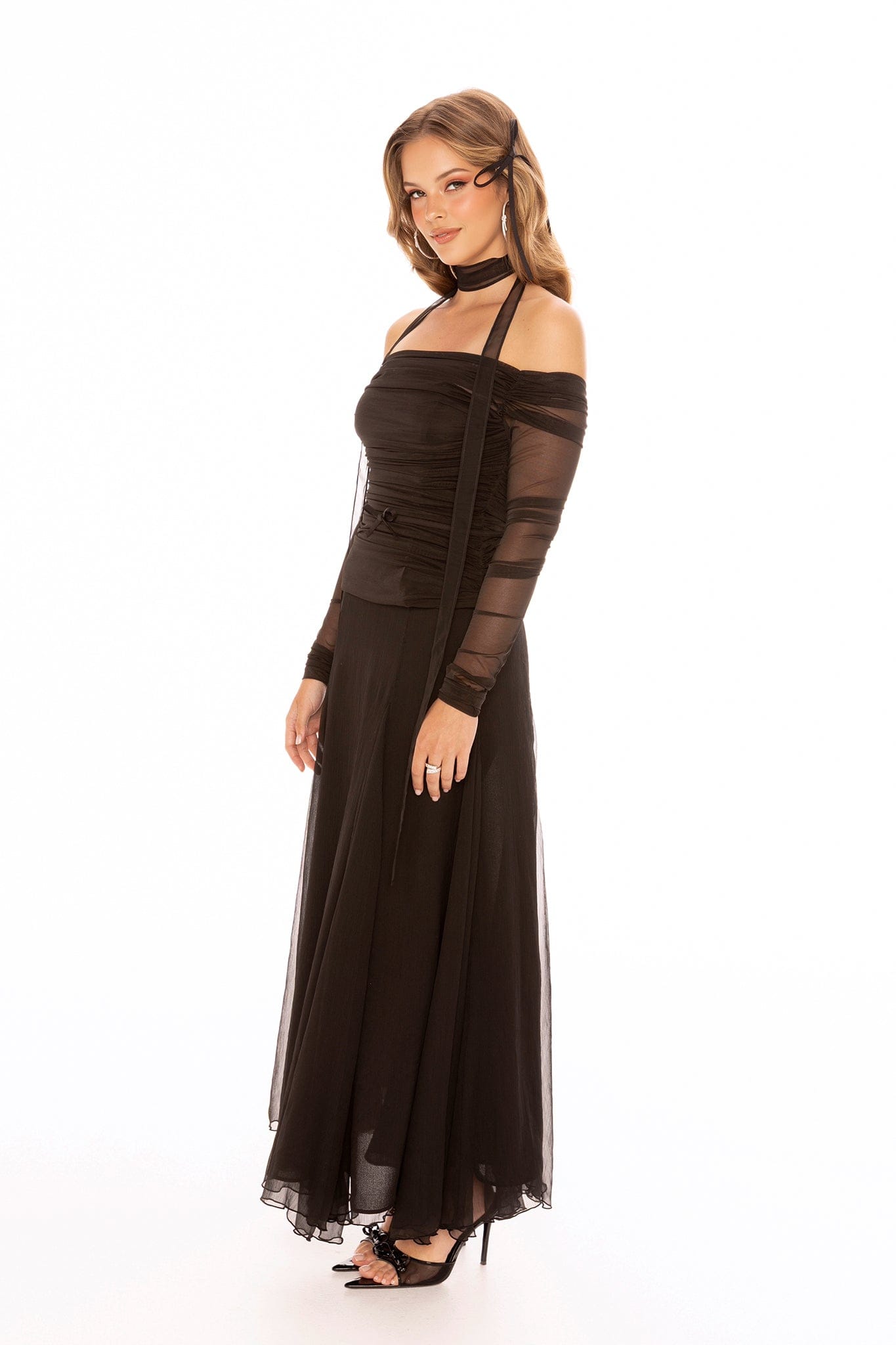 Valencia Skirt (Black) made by Nana Jacqueline