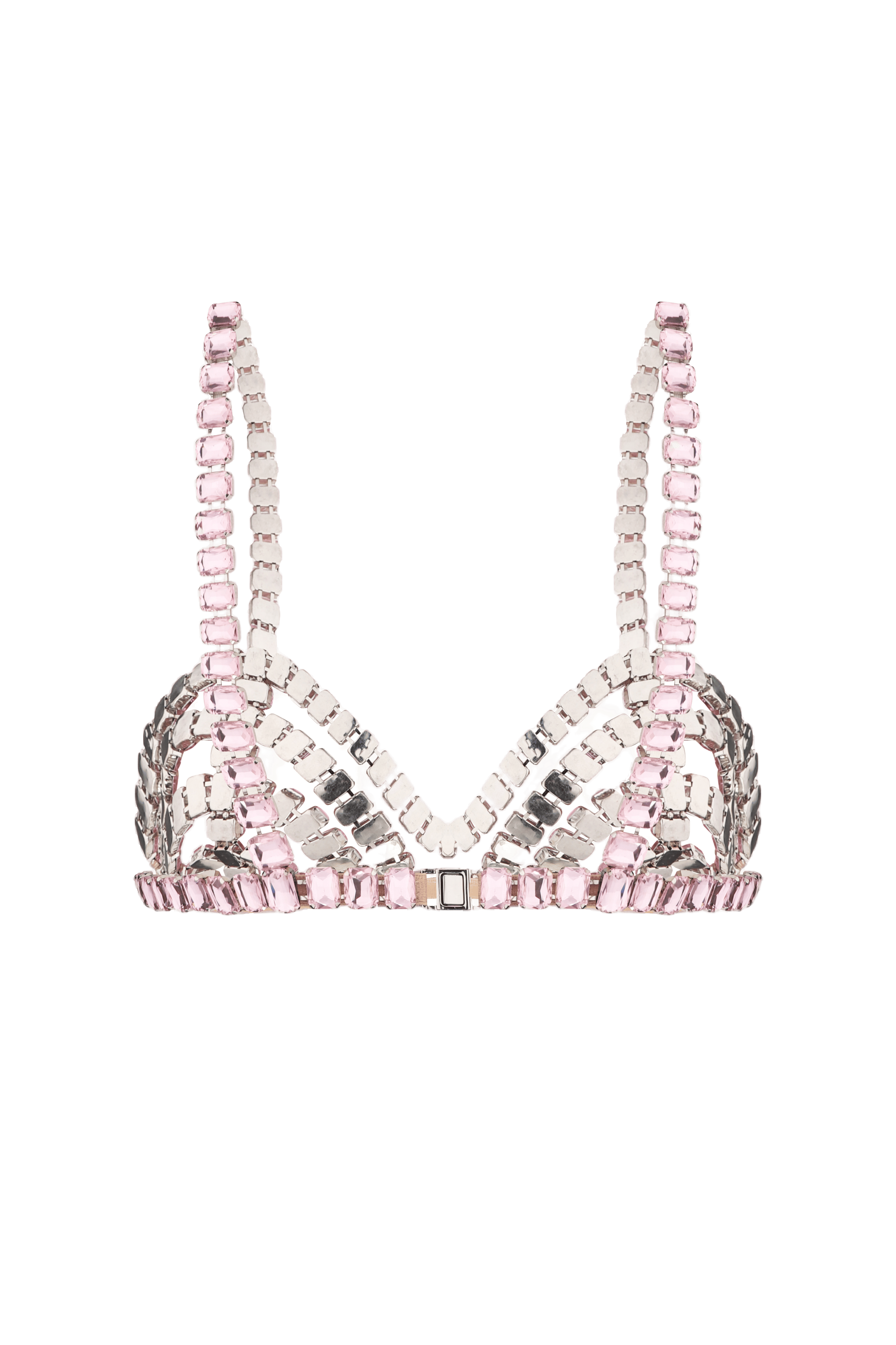 ROSE QUARTZ BRA in Pink made by NUÉ