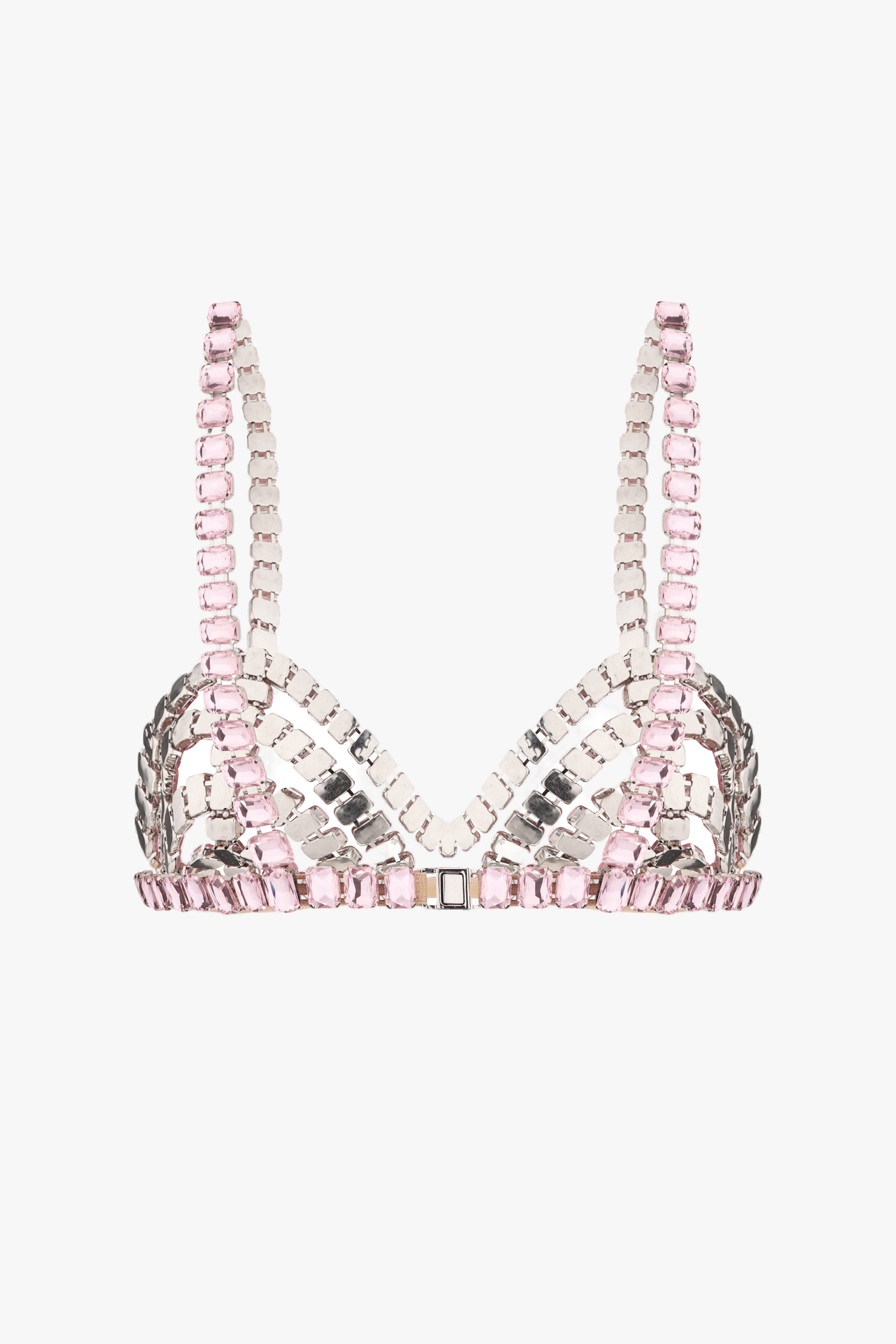 ROSE QUARTZ BRA in Pink made by NUÉ