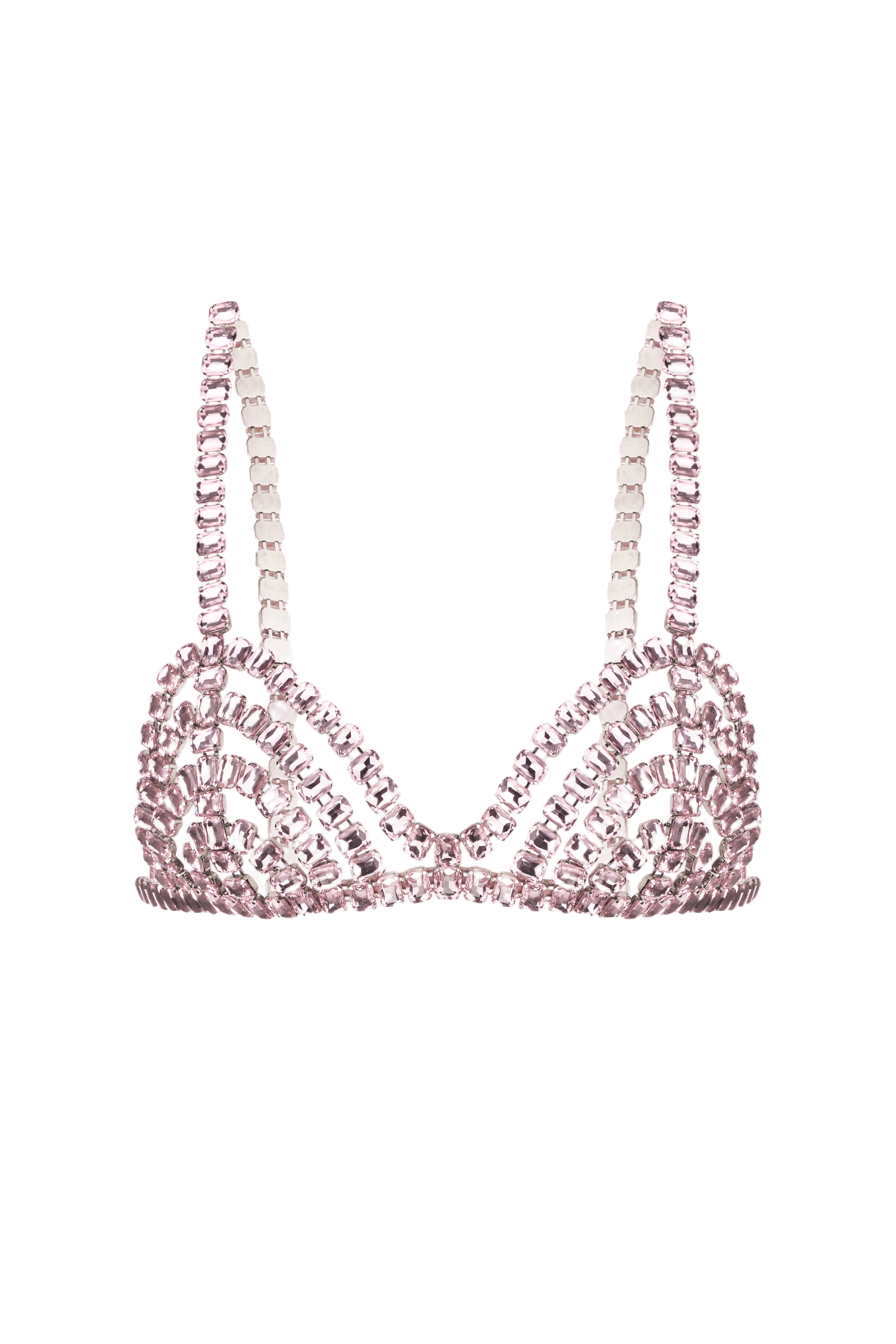 ROSE QUARTZ BRA in Pink made by NUÉ