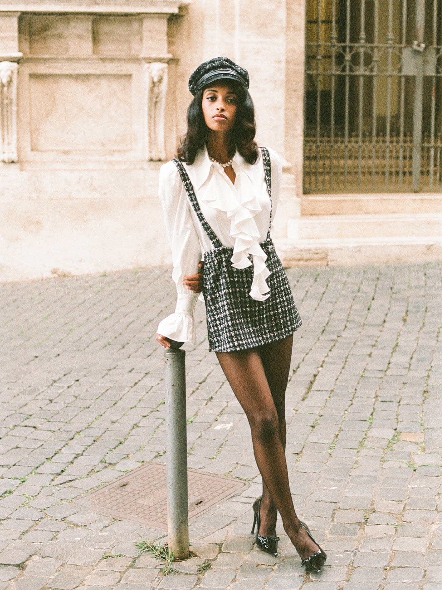 Talia Tweed Skirt made by Nana Jacqueline