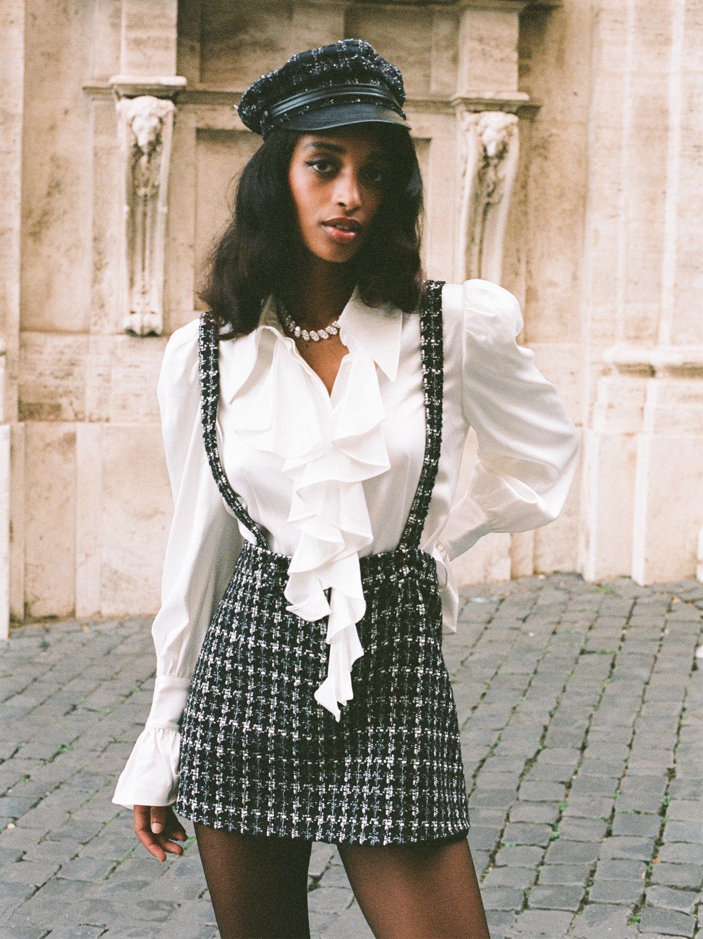 Talia Tweed Skirt made by Nana Jacqueline