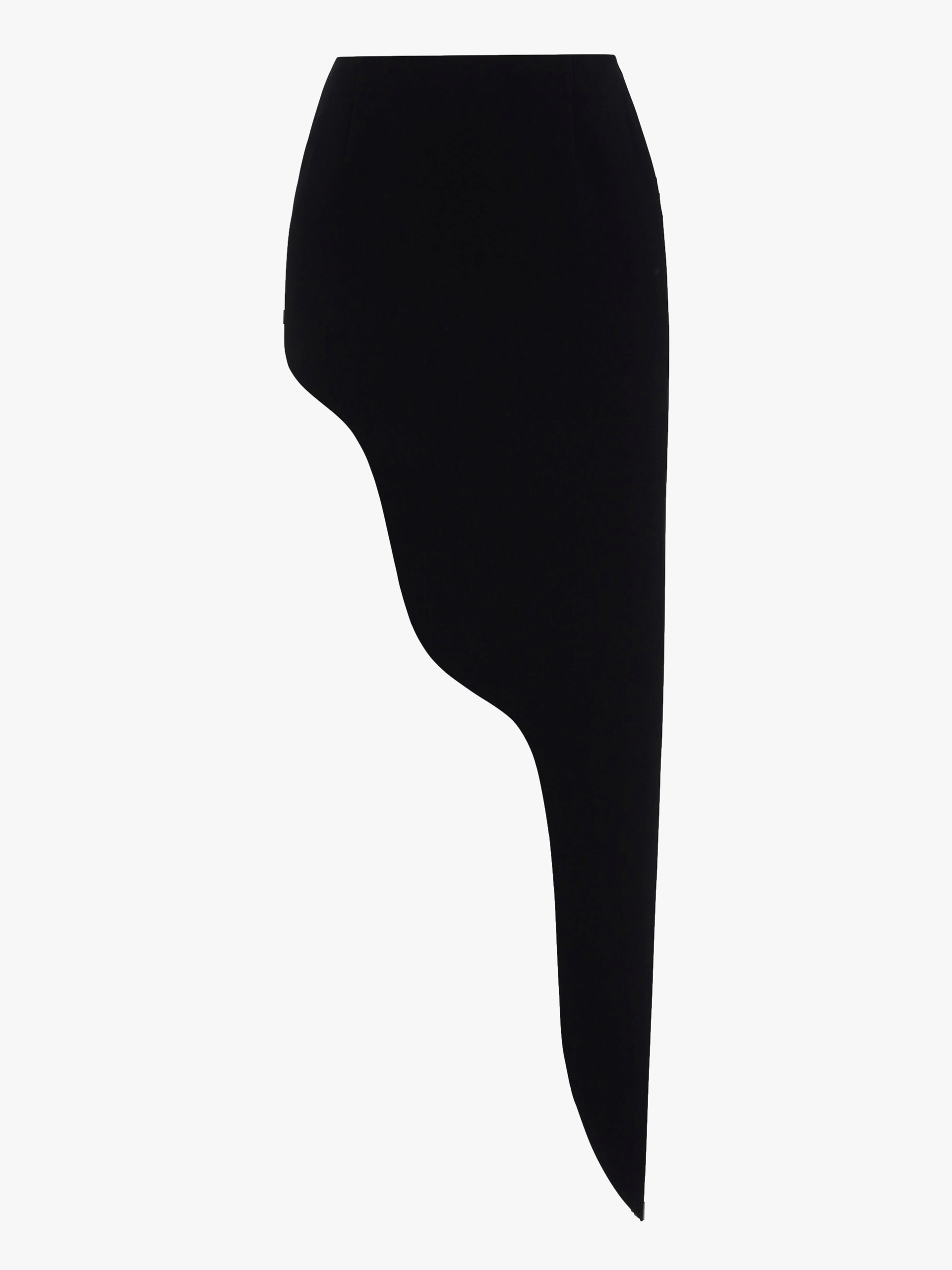 Wavy Asymmetric Hem Maxi Skirt made by NDS The Label