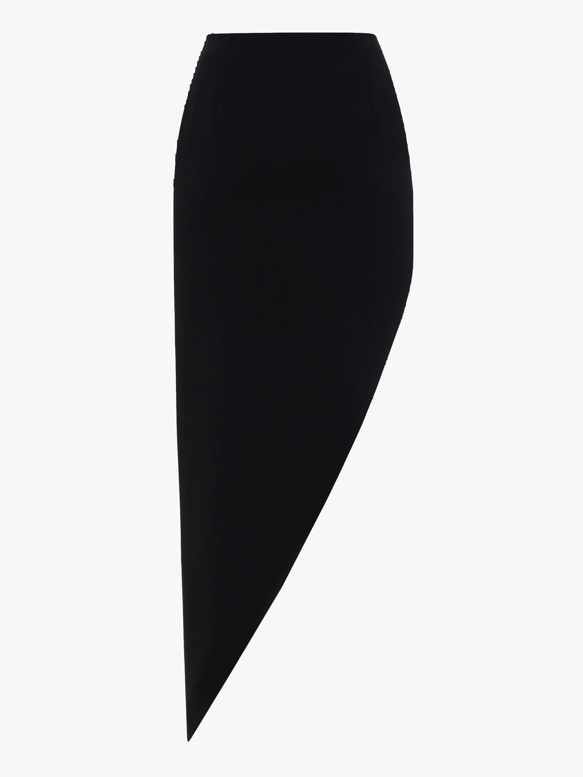 Wavy Asymmetric Hem Maxi Skirt made by NDS The Label