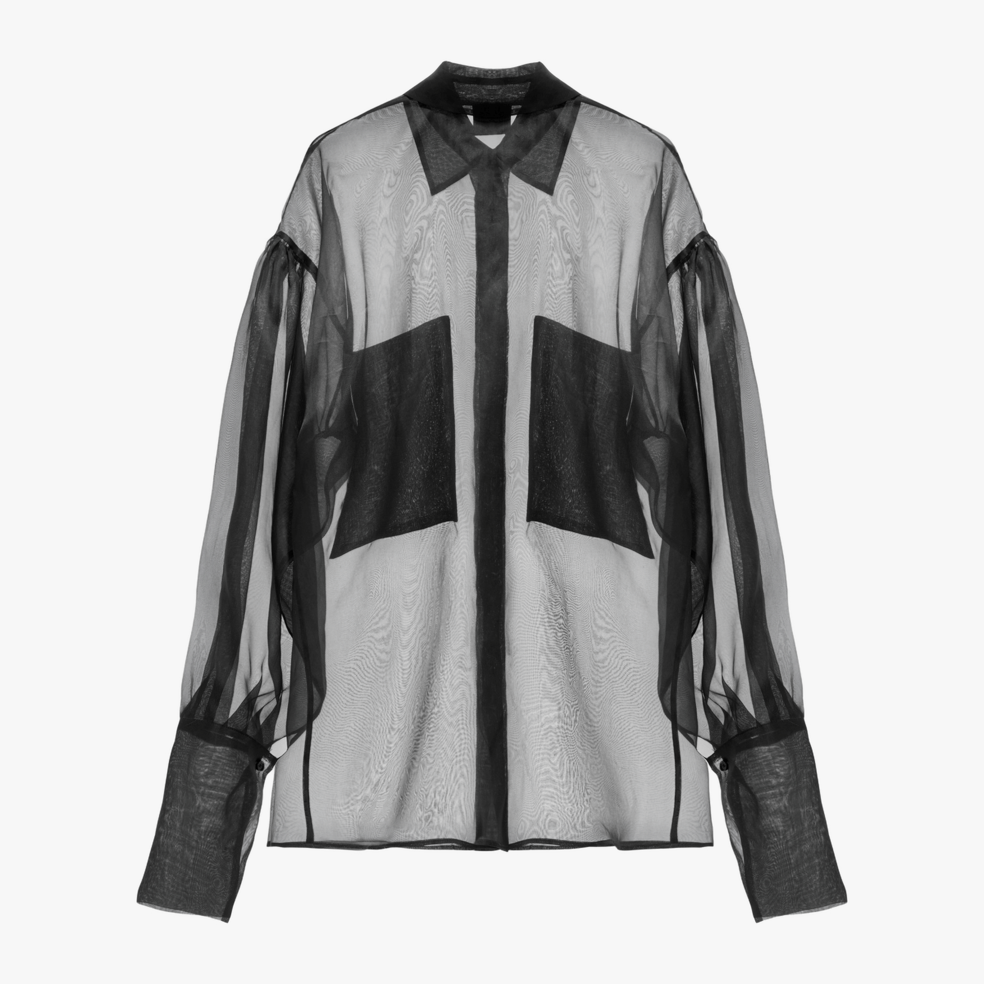 Silk Sheer Shirt made by YAVORSKA