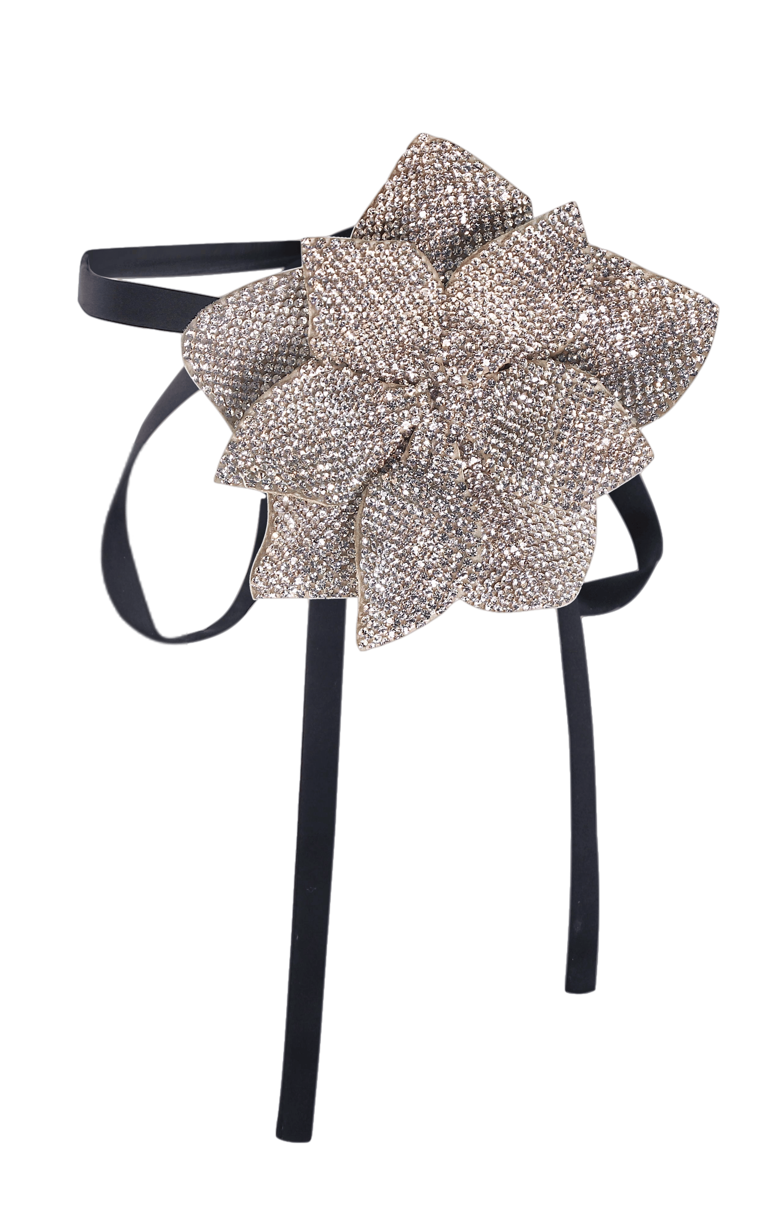 Crystal Flower choker made by NUÉ