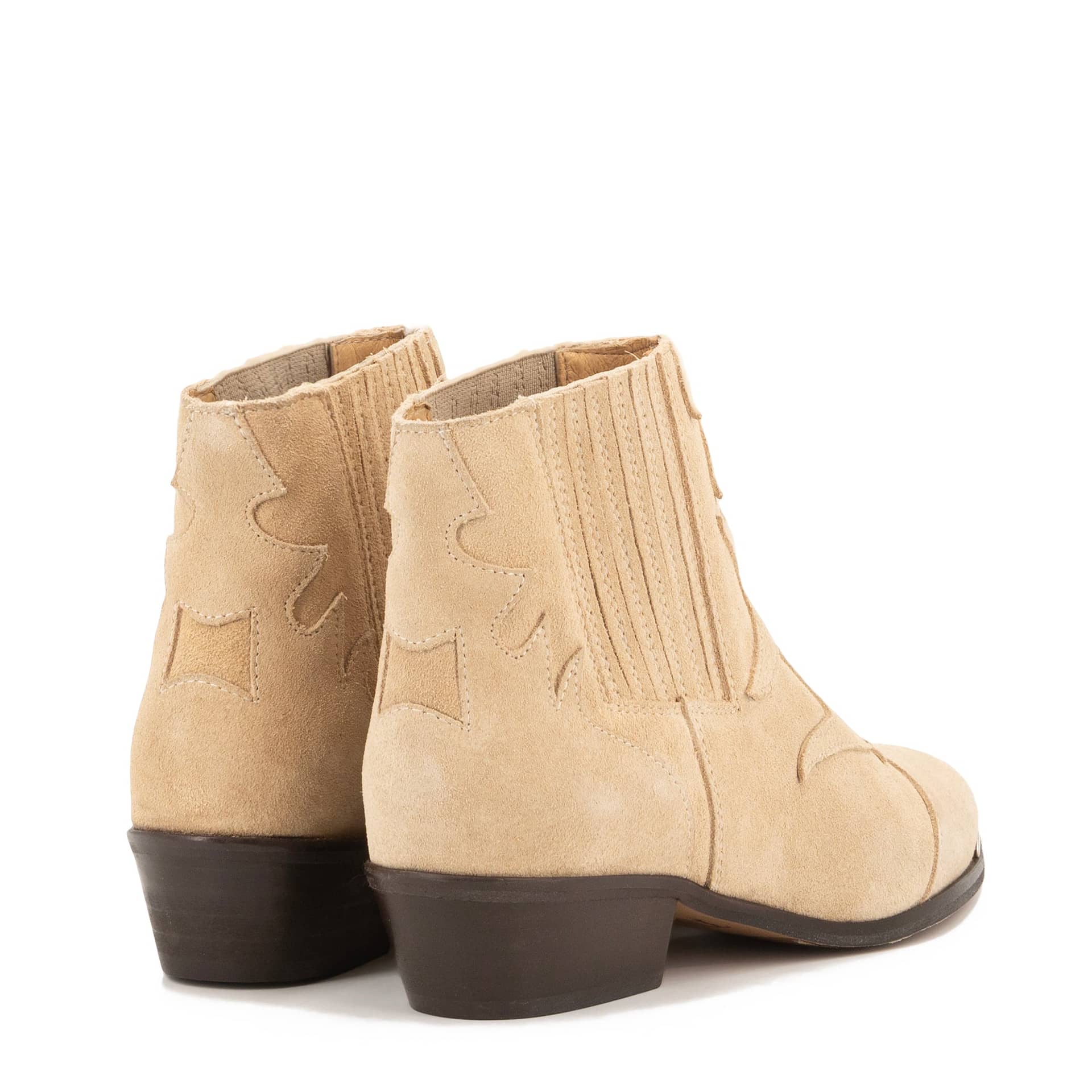 SONIA WESTERN ANKLE BOOTS made by Toral