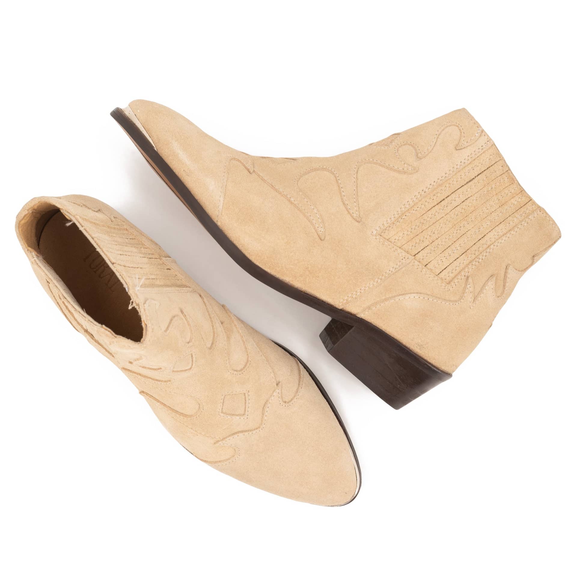 SONIA WESTERN ANKLE BOOTS made by Toral